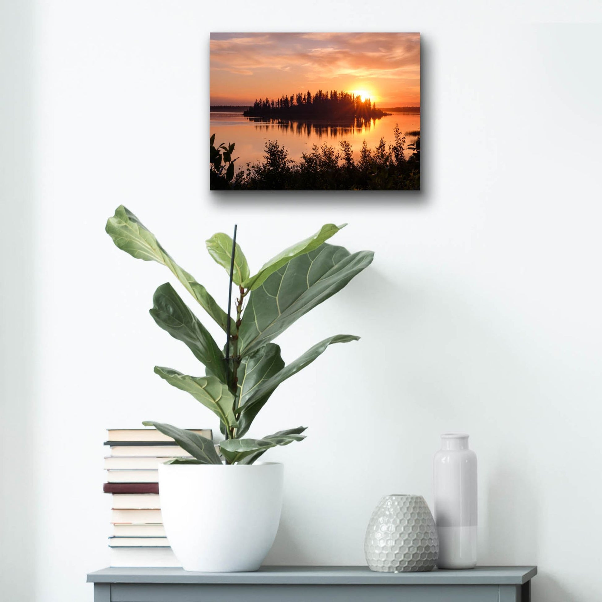 Epic Art 'Elk Island 4' by Joe Reimer Photography, Acrylic Glass Wall Art,16x12