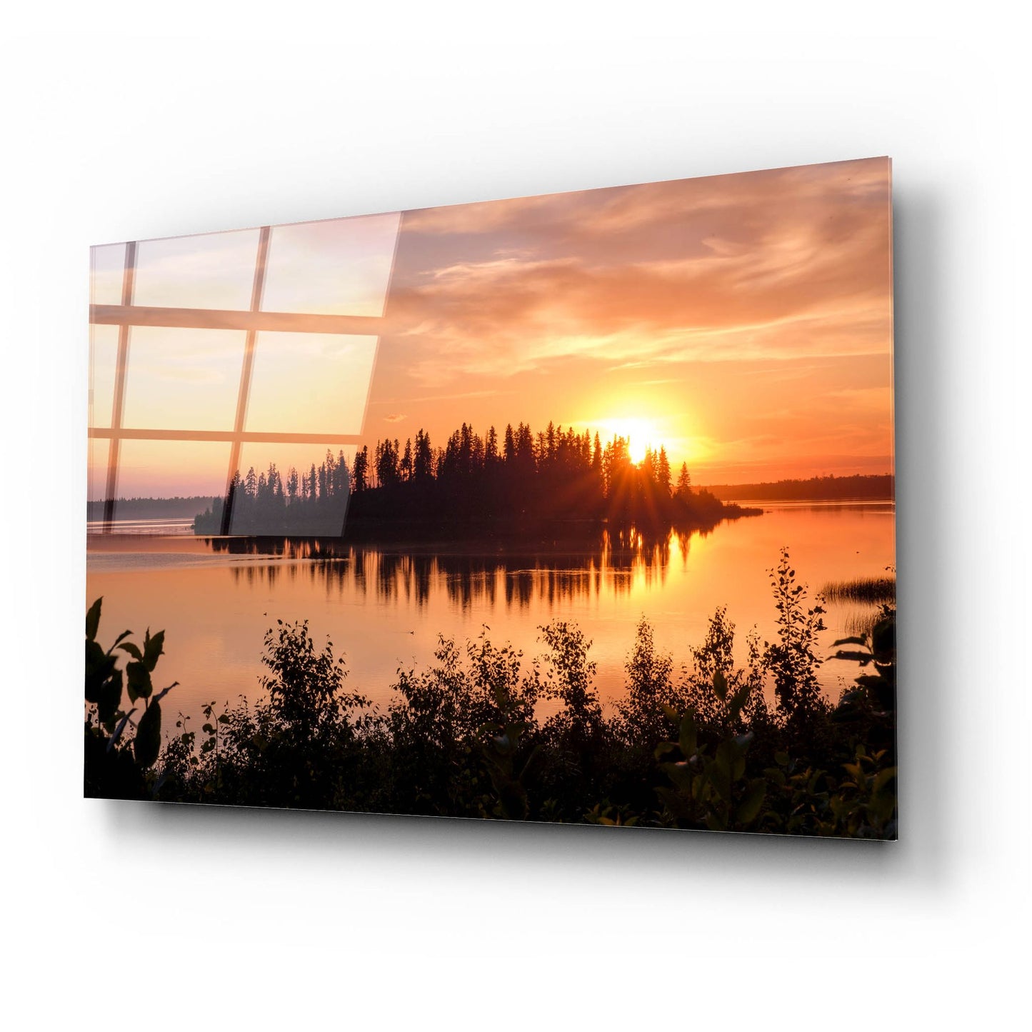 Epic Art 'Elk Island 4' by Joe Reimer Photography, Acrylic Glass Wall Art,24x16