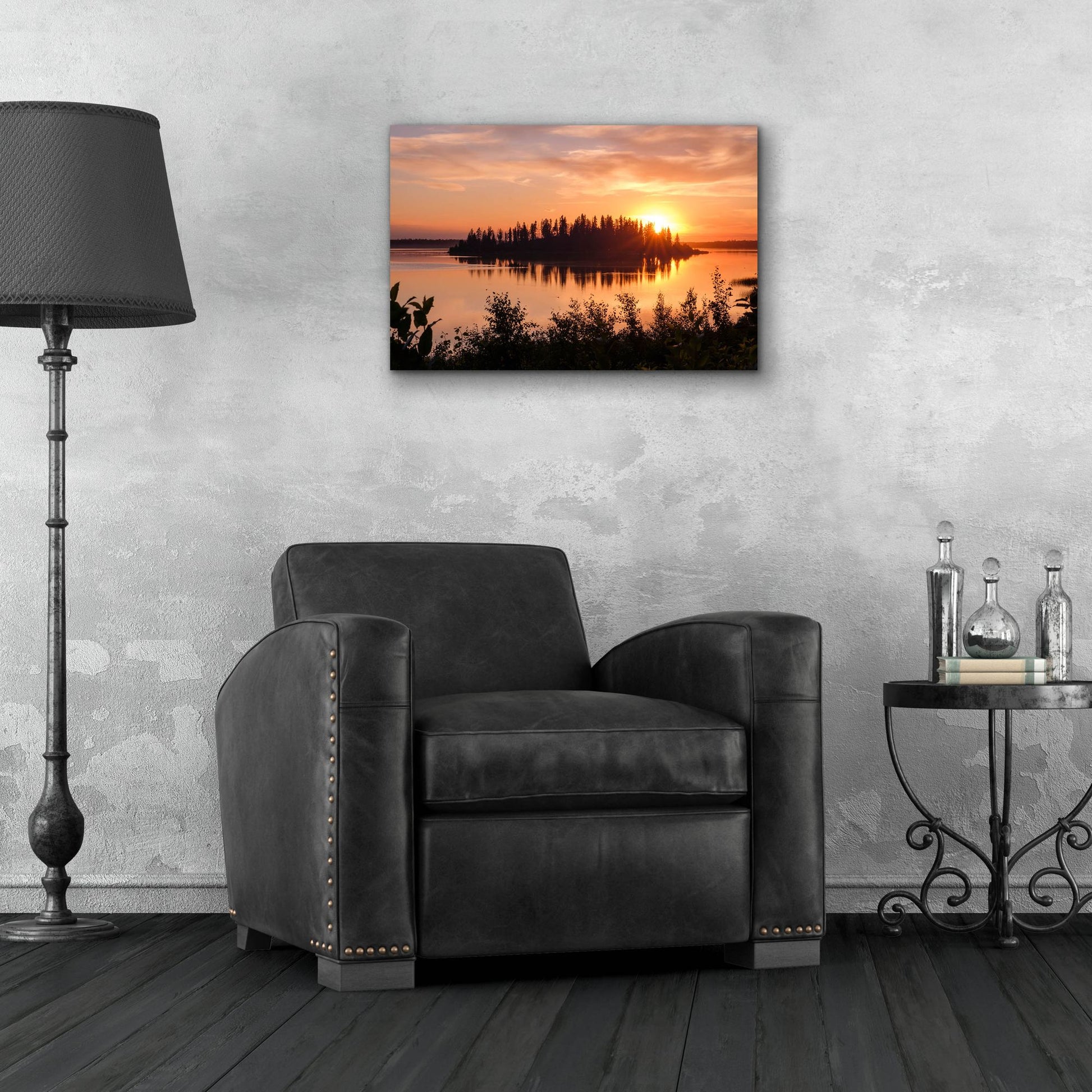 Epic Art 'Elk Island 4' by Joe Reimer Photography, Acrylic Glass Wall Art,24x16