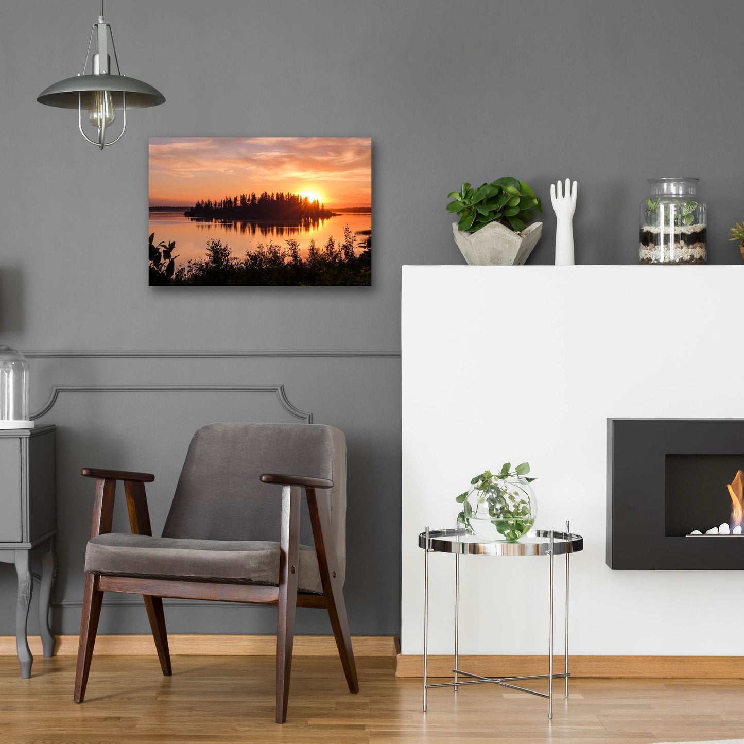 Epic Art 'Elk Island 4' by Joe Reimer Photography, Acrylic Glass Wall Art,24x16