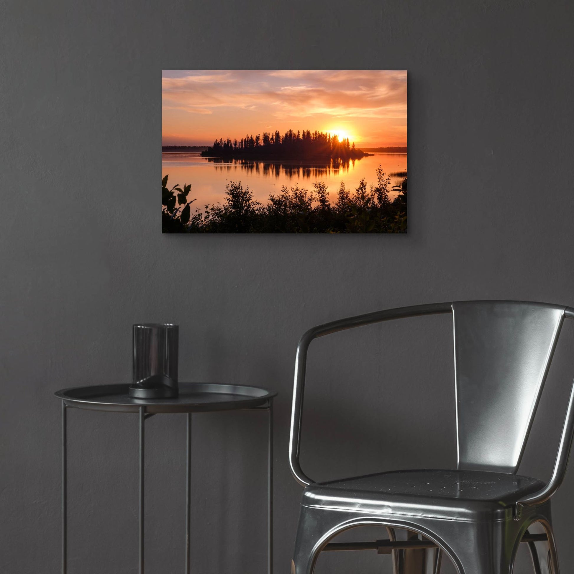 Epic Art 'Elk Island 4' by Joe Reimer Photography, Acrylic Glass Wall Art,24x16