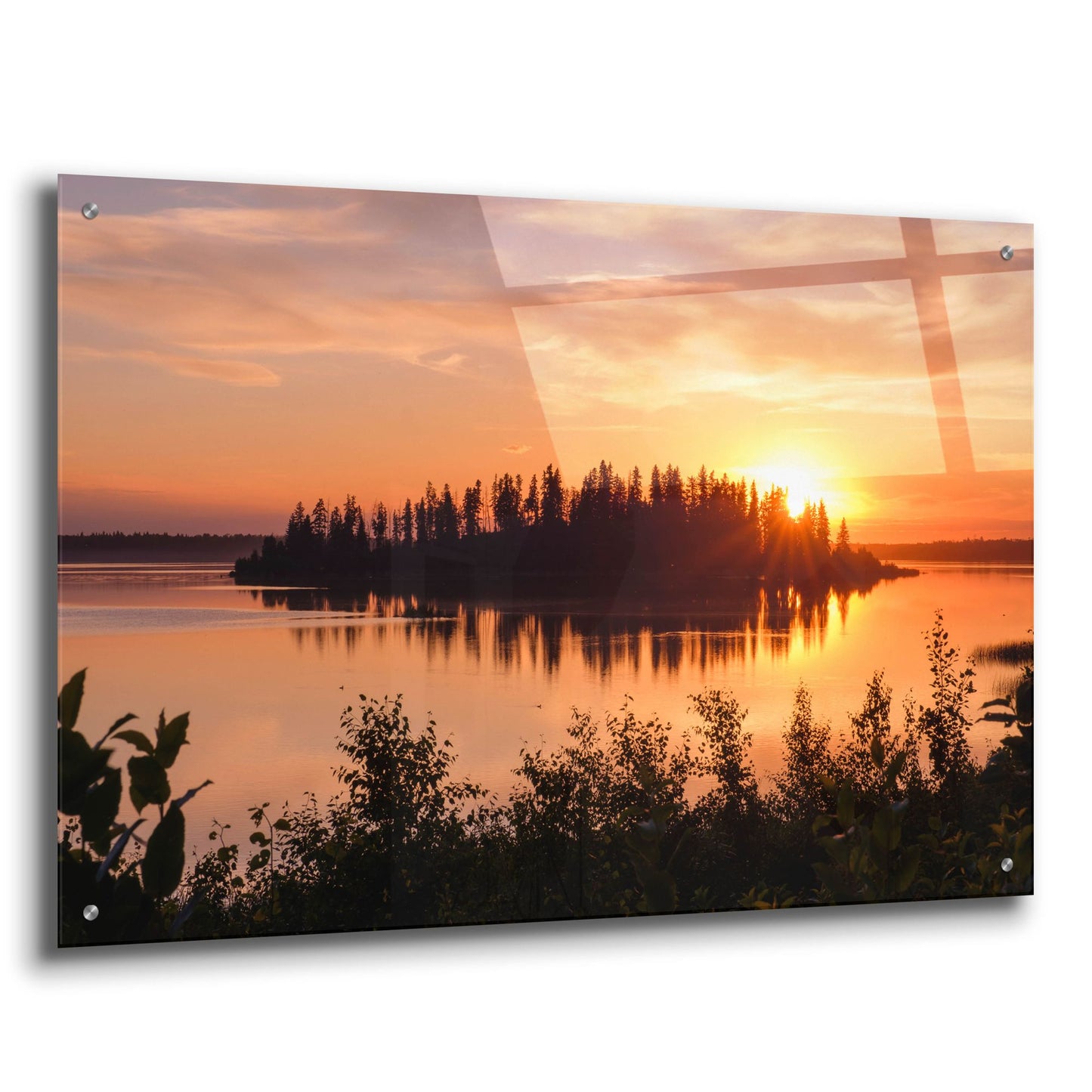 Epic Art 'Elk Island 4' by Joe Reimer Photography, Acrylic Glass Wall Art,36x24