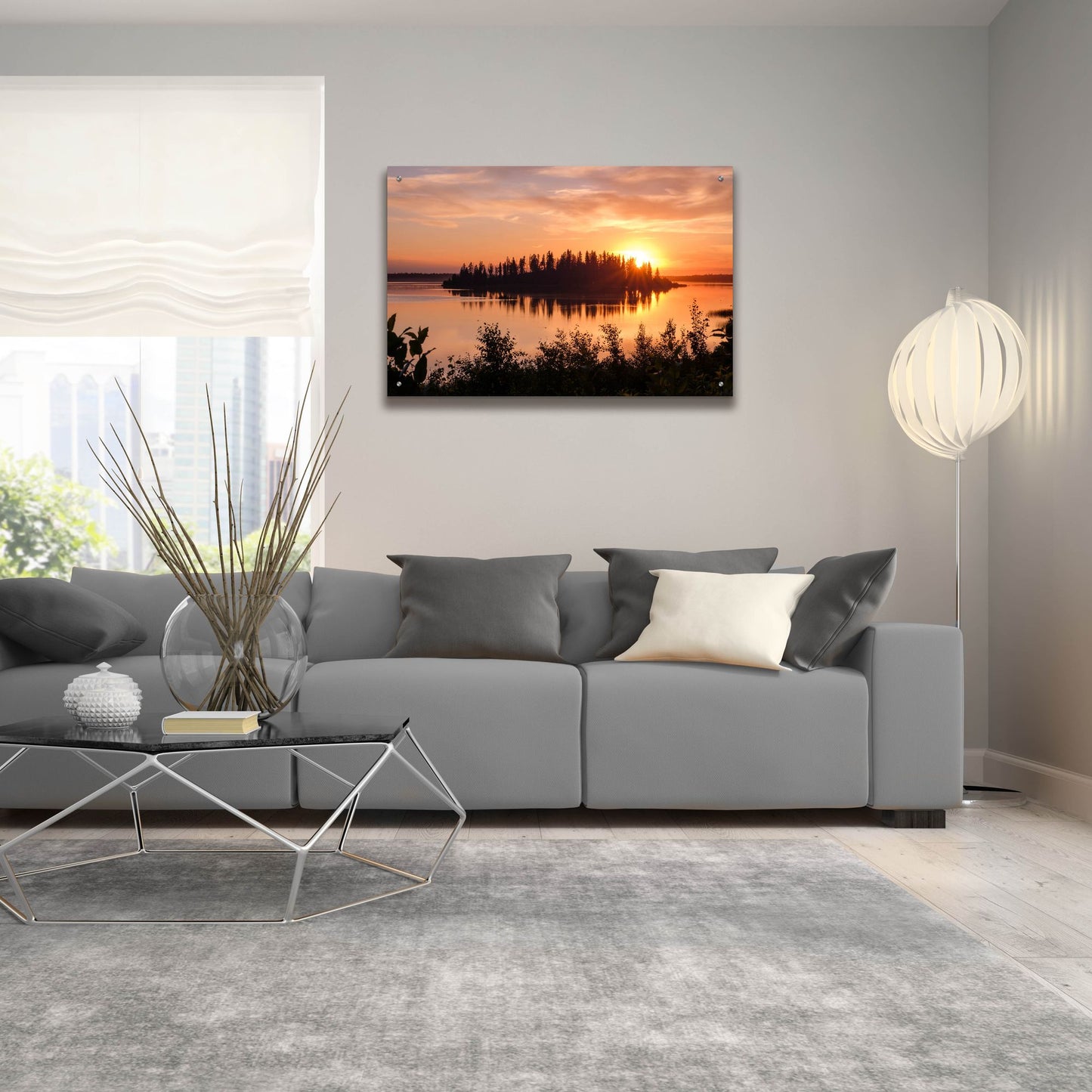 Epic Art 'Elk Island 4' by Joe Reimer Photography, Acrylic Glass Wall Art,36x24