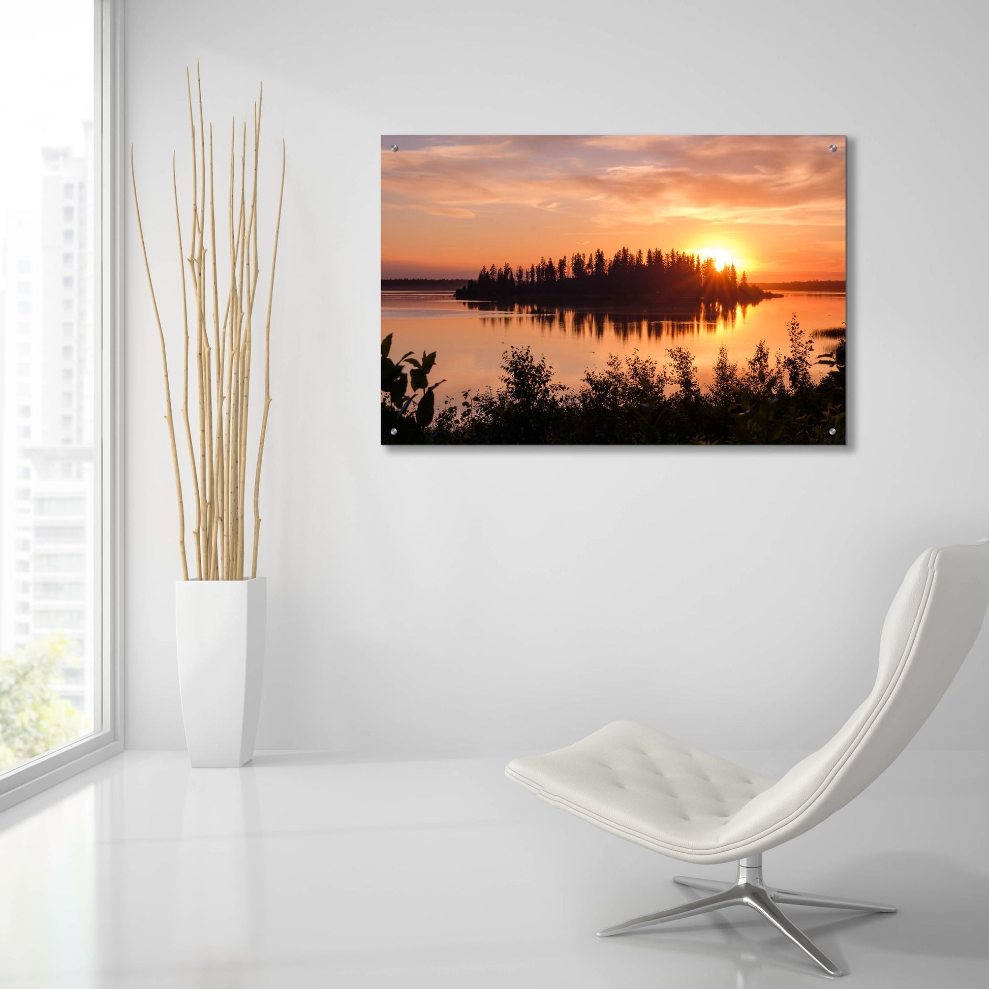 Epic Art 'Elk Island 4' by Joe Reimer Photography, Acrylic Glass Wall Art,36x24