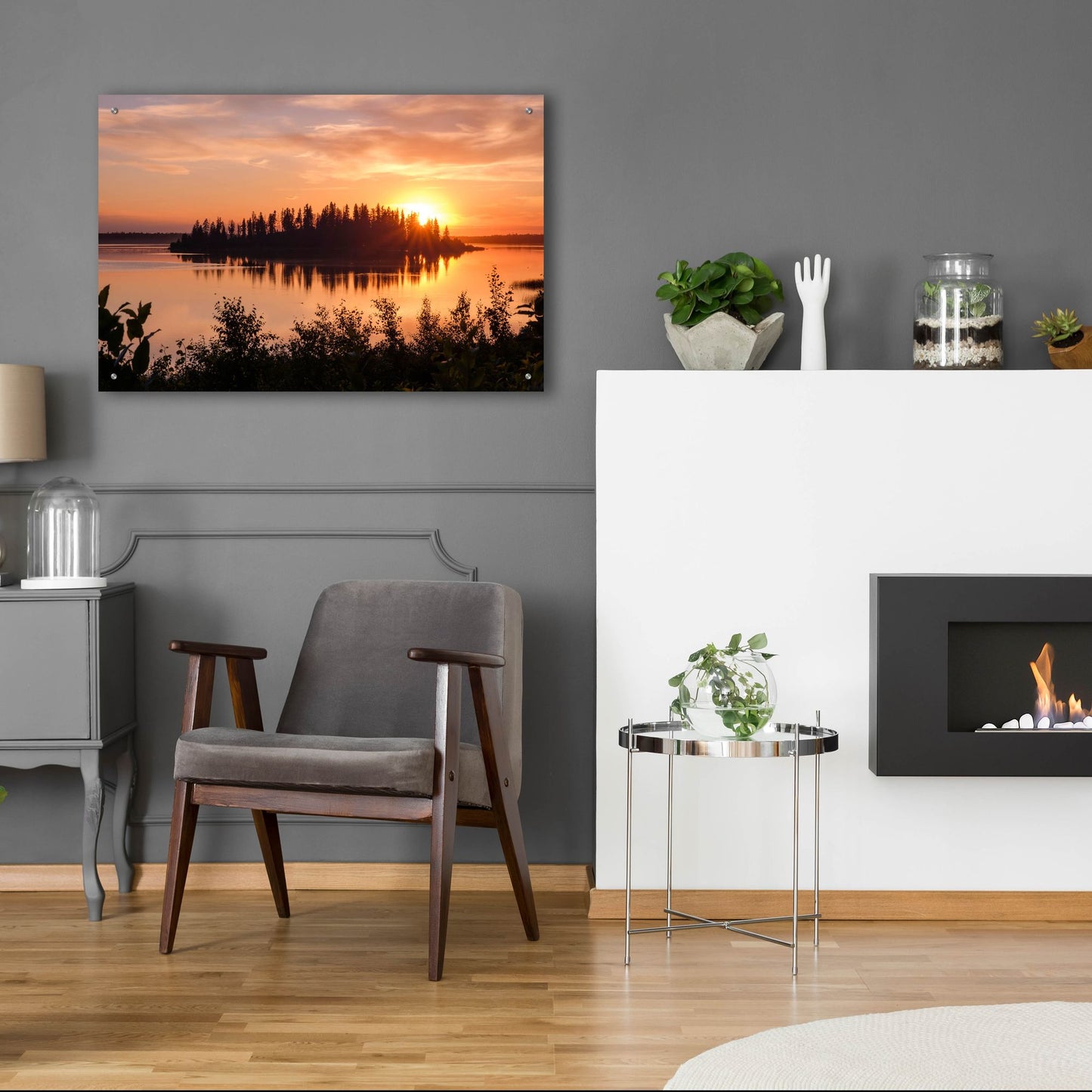 Epic Art 'Elk Island 4' by Joe Reimer Photography, Acrylic Glass Wall Art,36x24