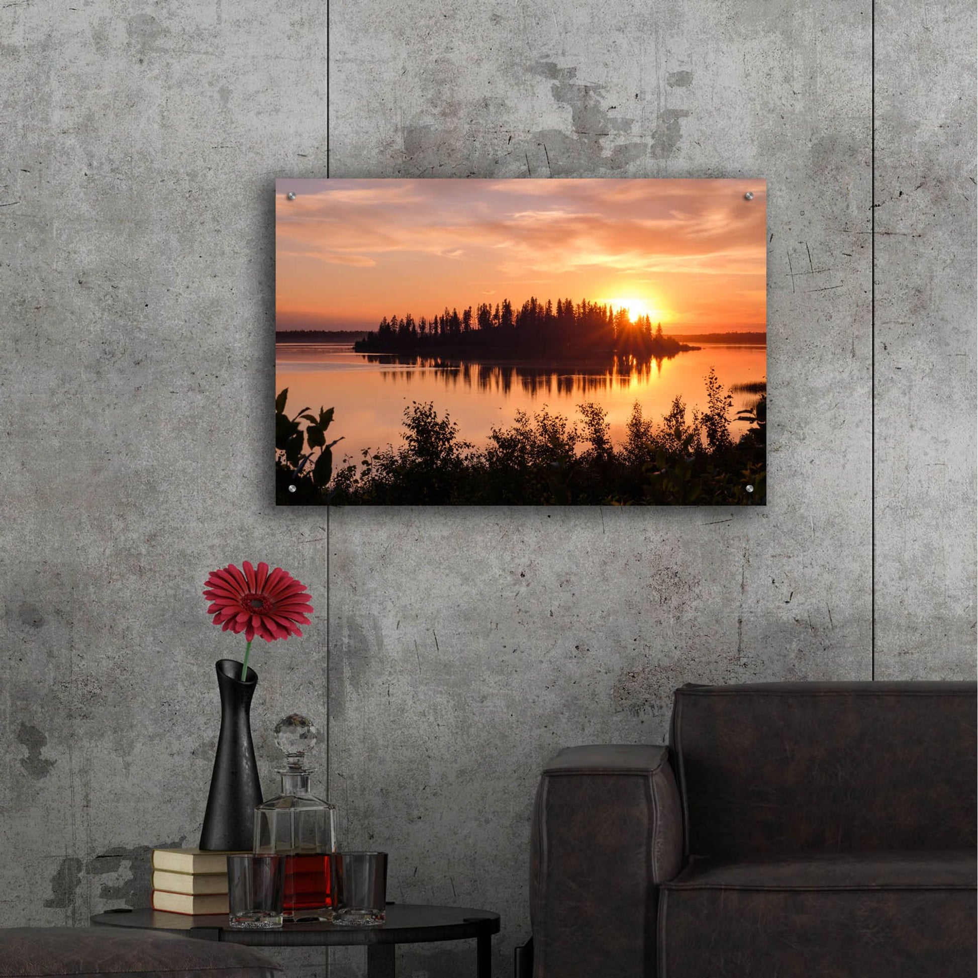 Epic Art 'Elk Island 4' by Joe Reimer Photography, Acrylic Glass Wall Art,36x24