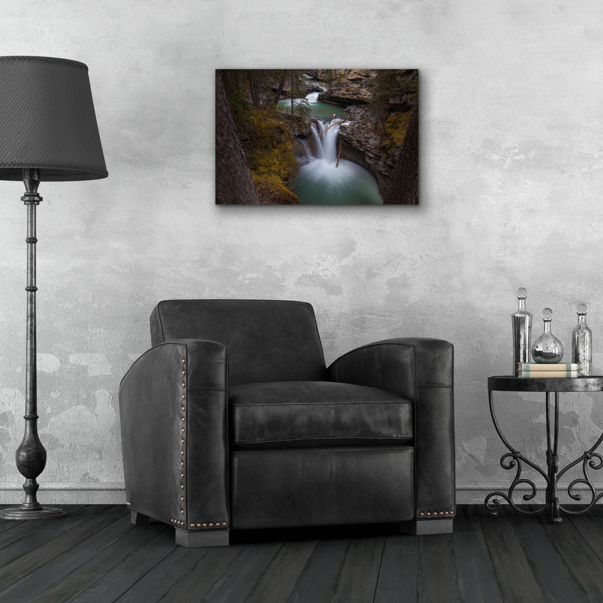 Epic Art 'Johnston Canyon 1' by Joe Reimer Photography, Acrylic Glass Wall Art,24x16