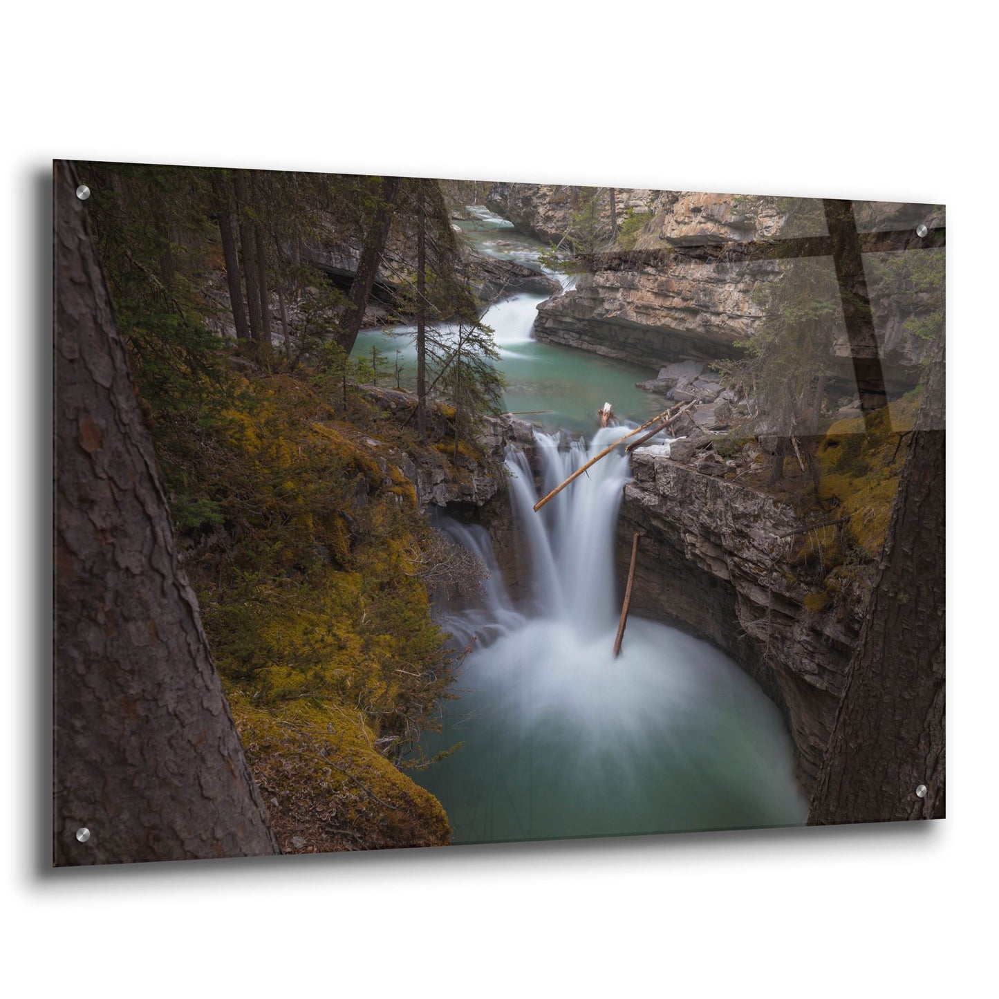 Epic Art 'Johnston Canyon 1' by Joe Reimer Photography, Acrylic Glass Wall Art,36x24