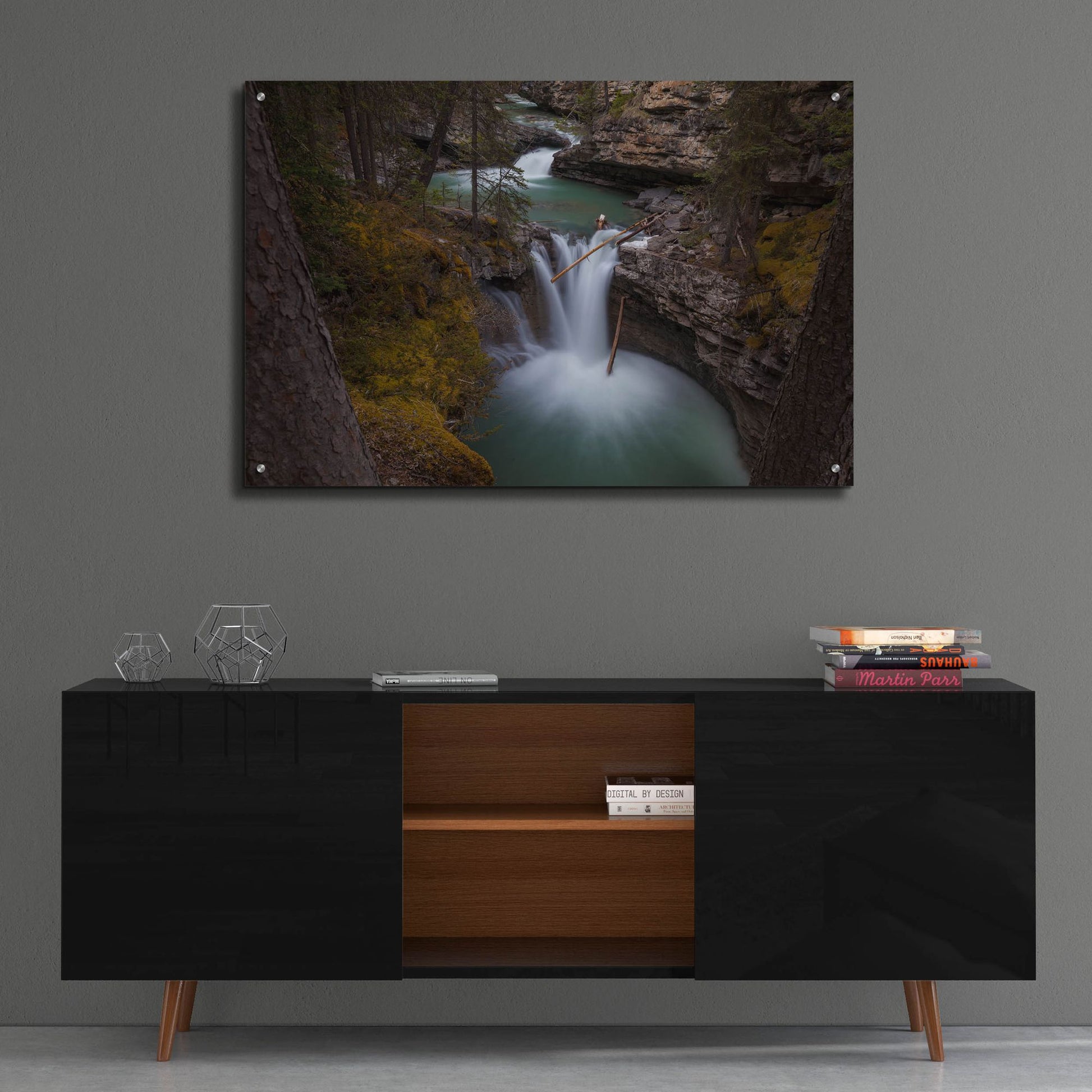 Epic Art 'Johnston Canyon 1' by Joe Reimer Photography, Acrylic Glass Wall Art,36x24