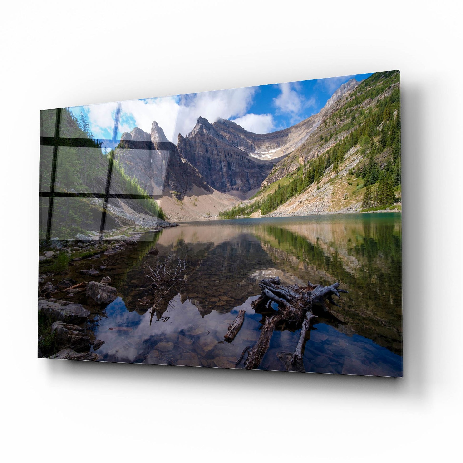 Epic Art 'Lake Agnes 1' by Joe Reimer Photography, Acrylic Glass Wall Art,16x12