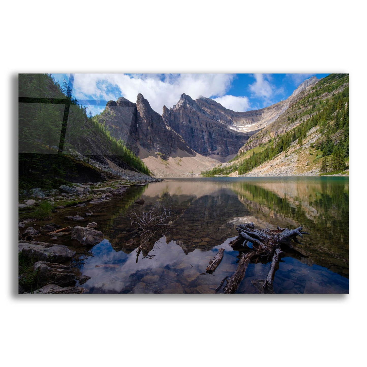 Epic Art 'Lake Agnes 1' by Joe Reimer Photography, Acrylic Glass Wall Art,16x12