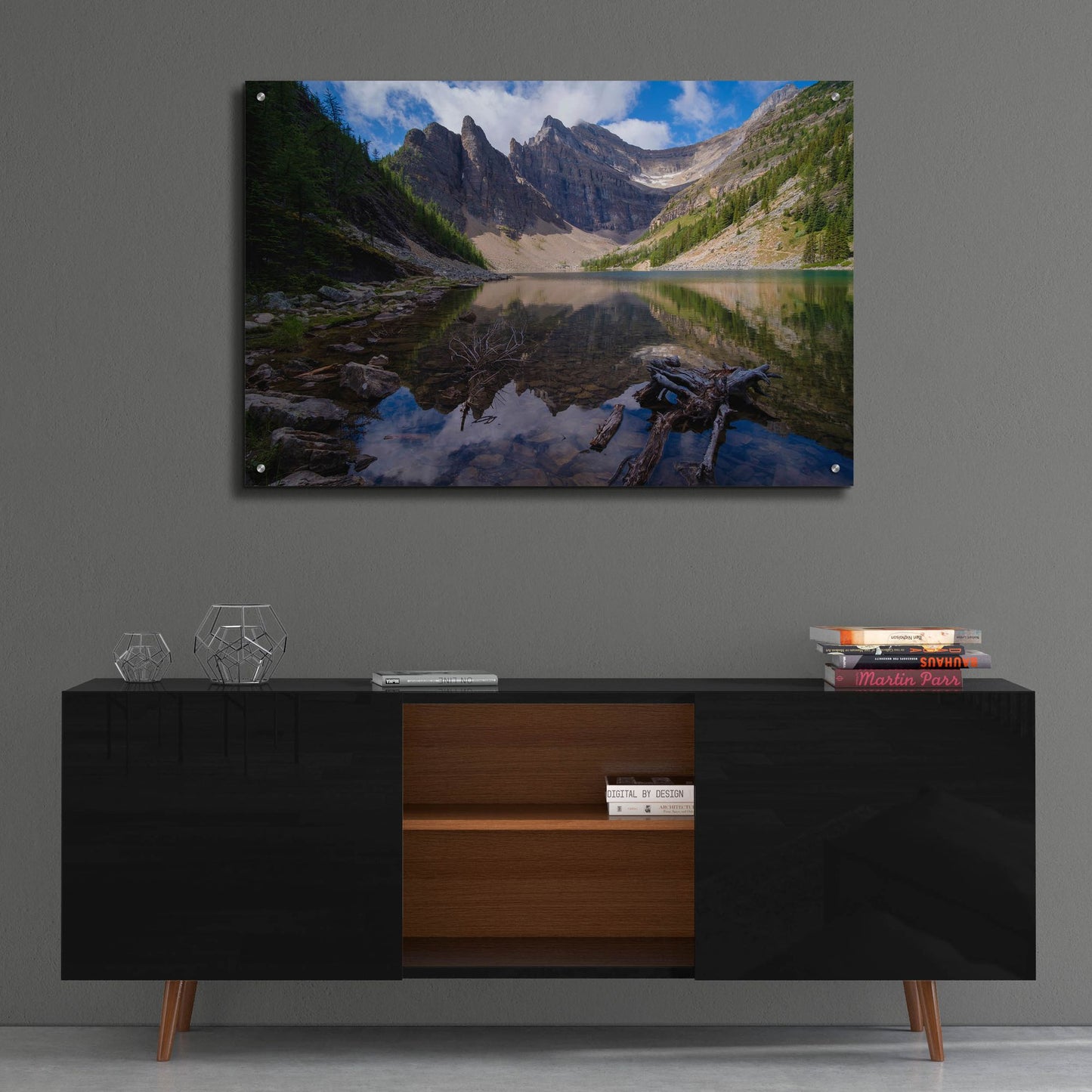 Epic Art 'Lake Agnes 1' by Joe Reimer Photography, Acrylic Glass Wall Art,36x24