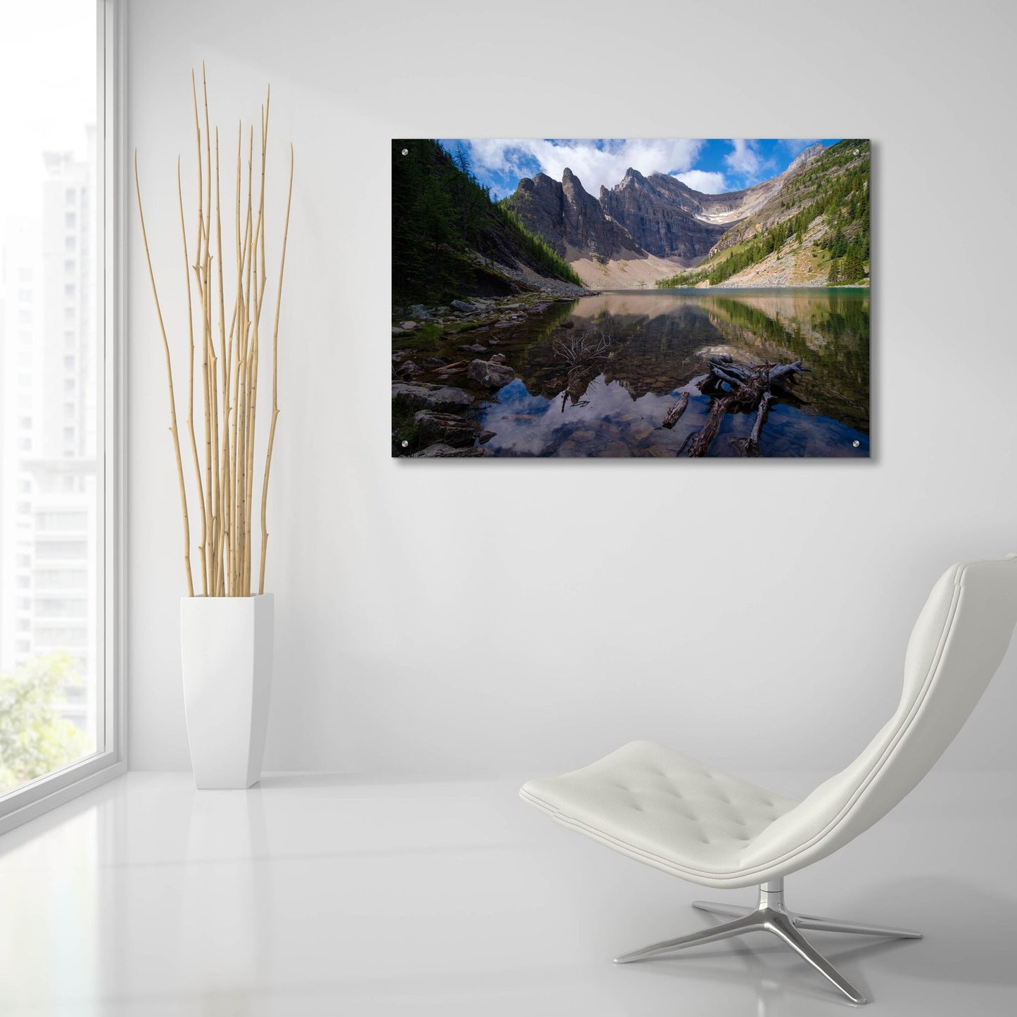 Epic Art 'Lake Agnes 1' by Joe Reimer Photography, Acrylic Glass Wall Art,36x24