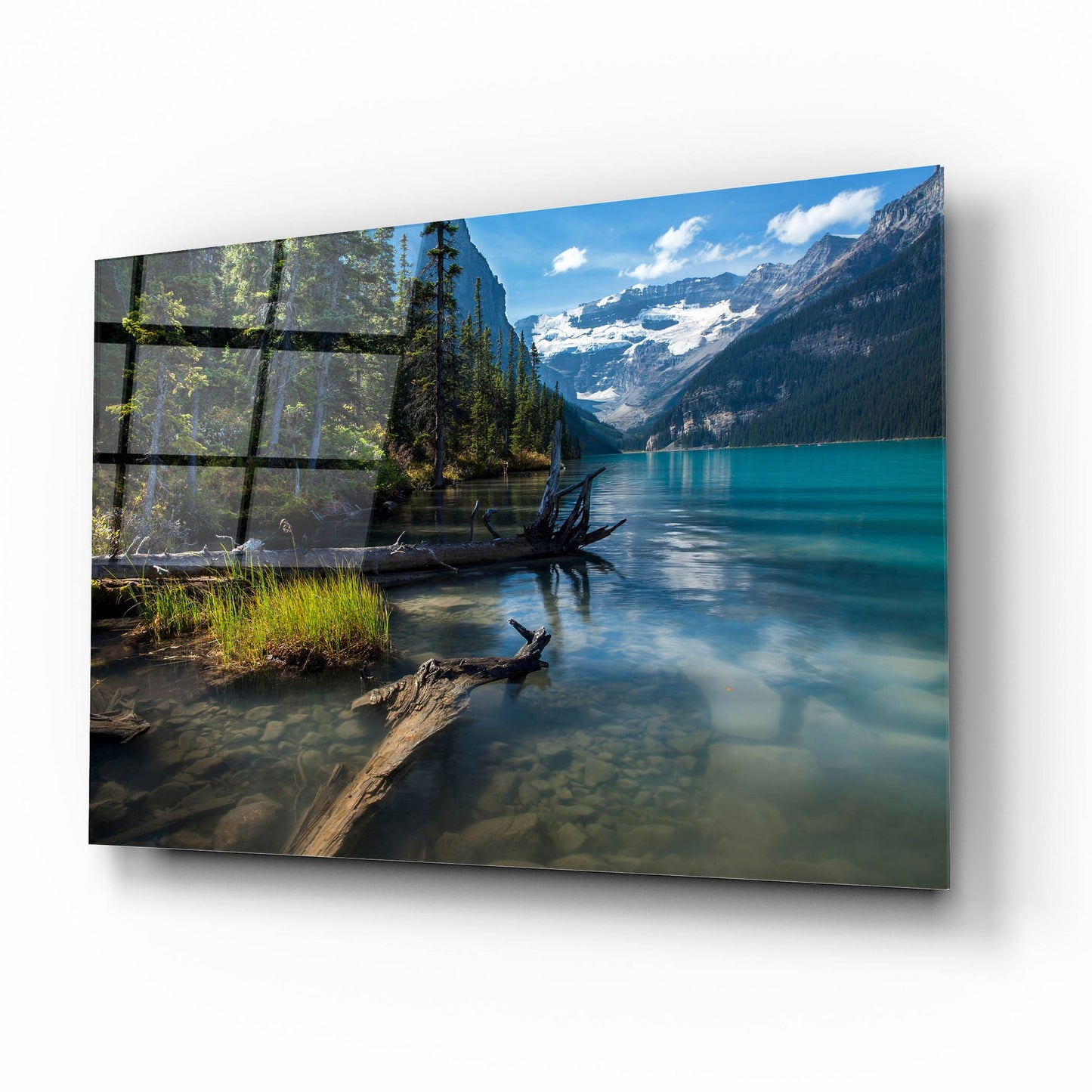 Epic Art 'Lake Louise 1' by Joe Reimer Photography, Acrylic Glass Wall Art,16x12