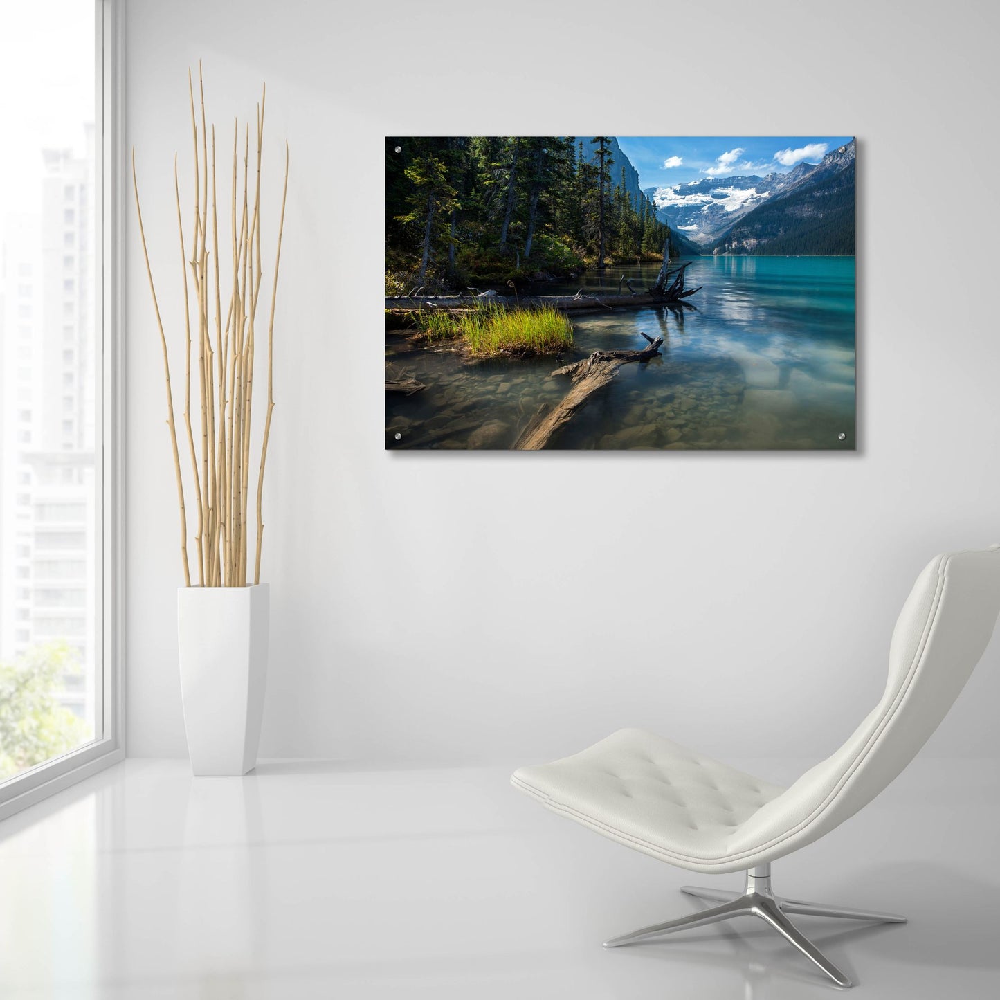 Epic Art 'Lake Louise 1' by Joe Reimer Photography, Acrylic Glass Wall Art,36x24