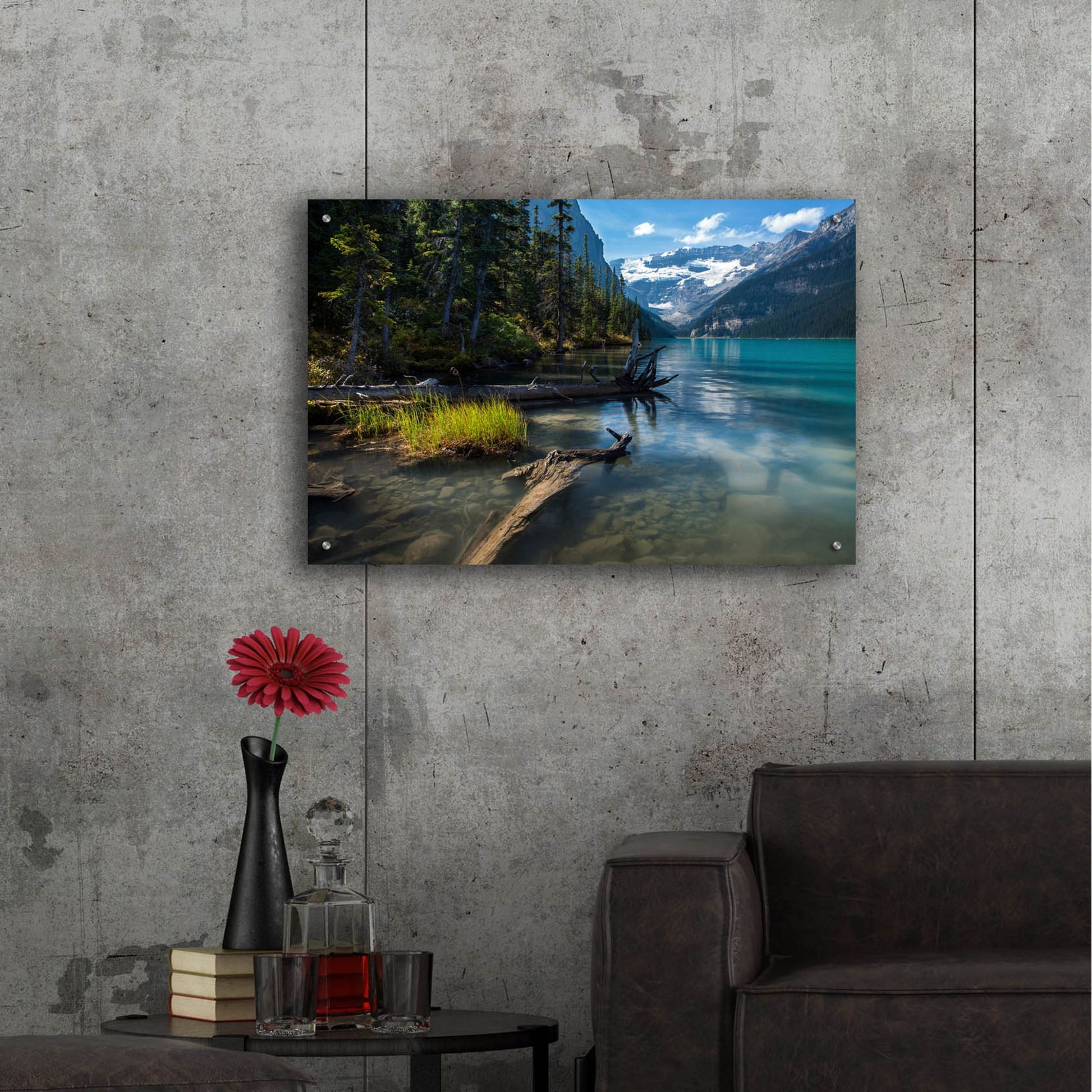 Epic Art 'Lake Louise 1' by Joe Reimer Photography, Acrylic Glass Wall Art,36x24