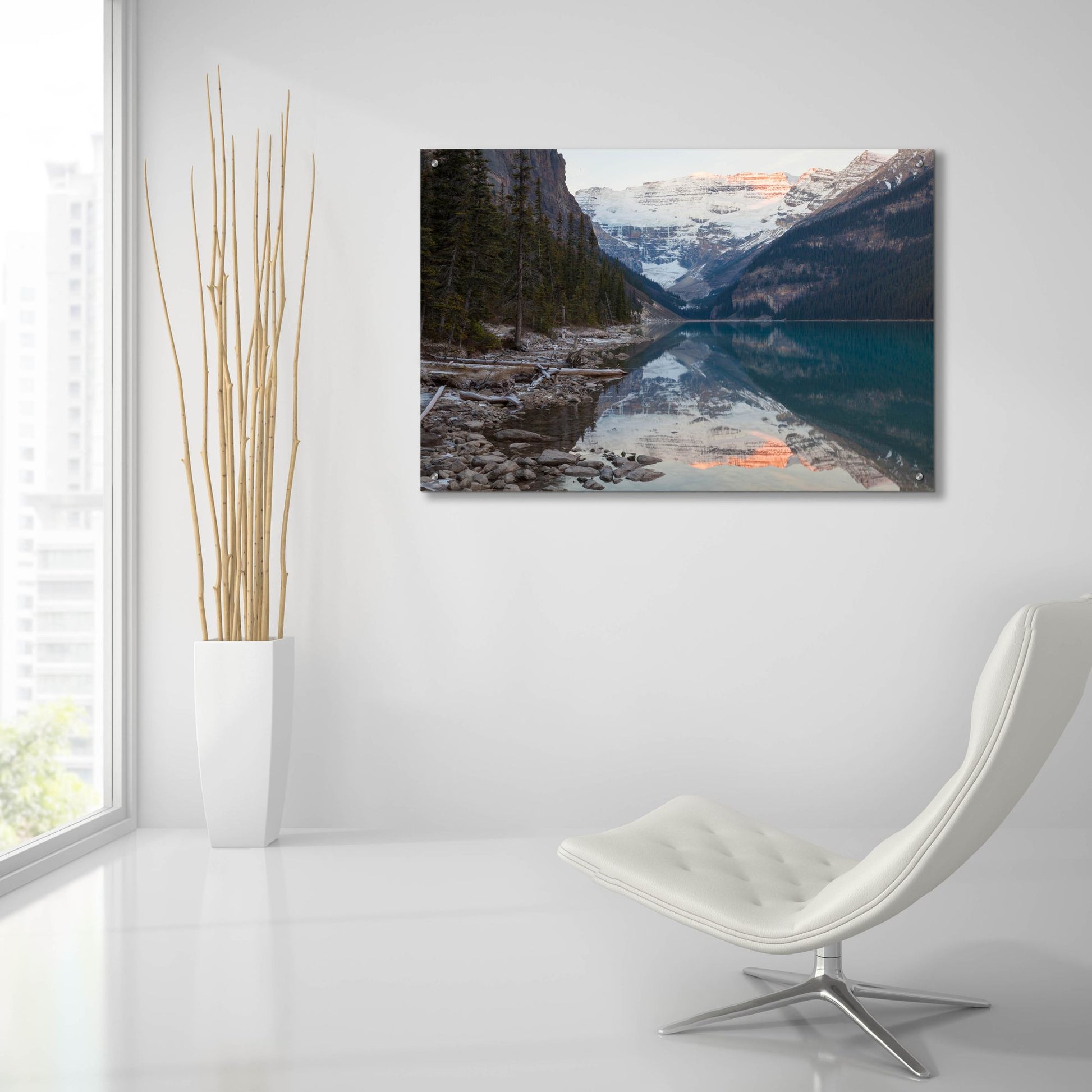 Epic Art 'Lake Louise 2' by Joe Reimer Photography, Acrylic Glass Wall Art,36x24