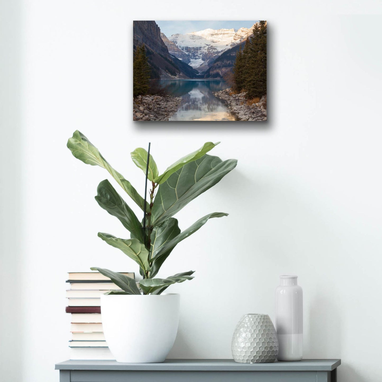 Epic Art 'Lake Louise 3' by Joe Reimer Photography, Acrylic Glass Wall Art,16x12