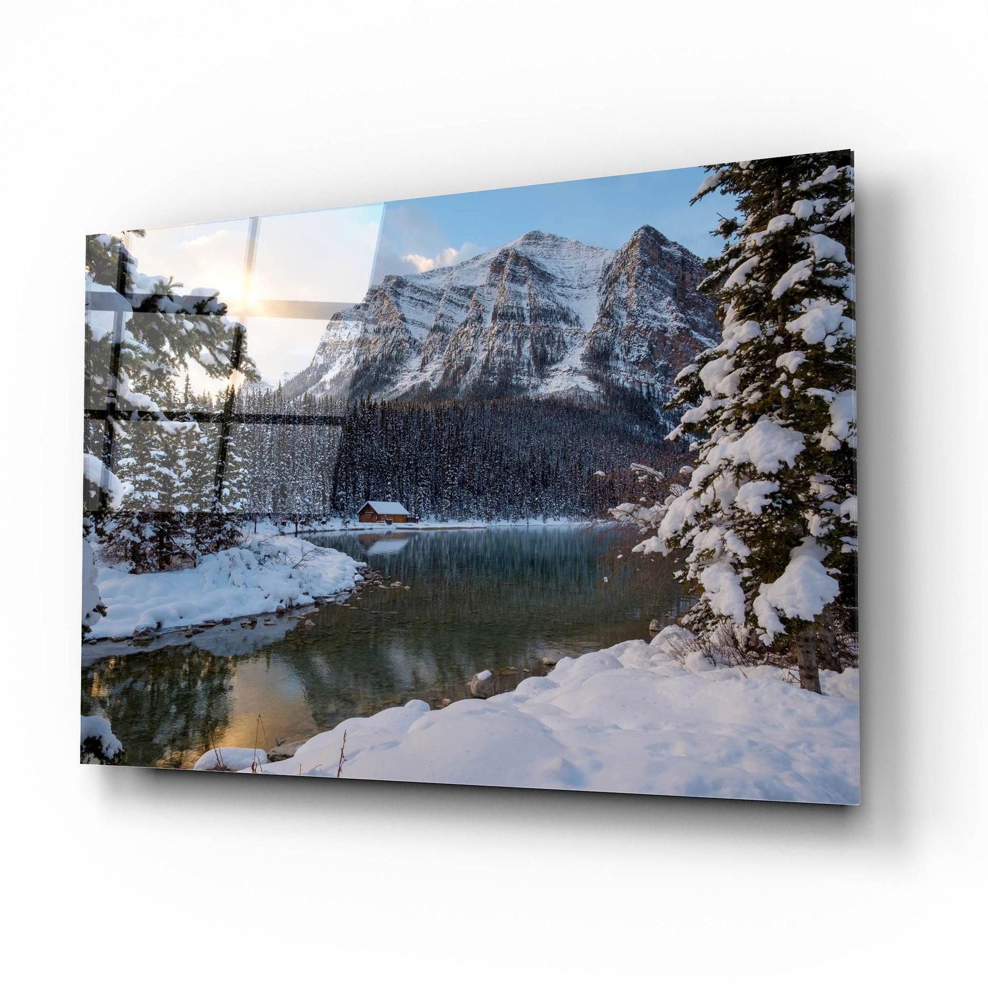 Epic Art 'Lake Louise 4' by Joe Reimer Photography, Acrylic Glass Wall Art,16x12