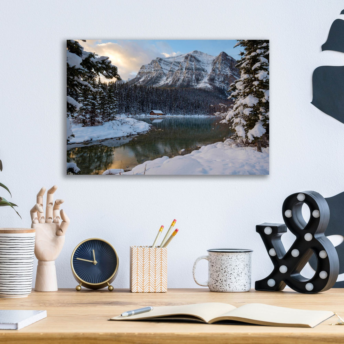Epic Art 'Lake Louise 4' by Joe Reimer Photography, Acrylic Glass Wall Art,16x12