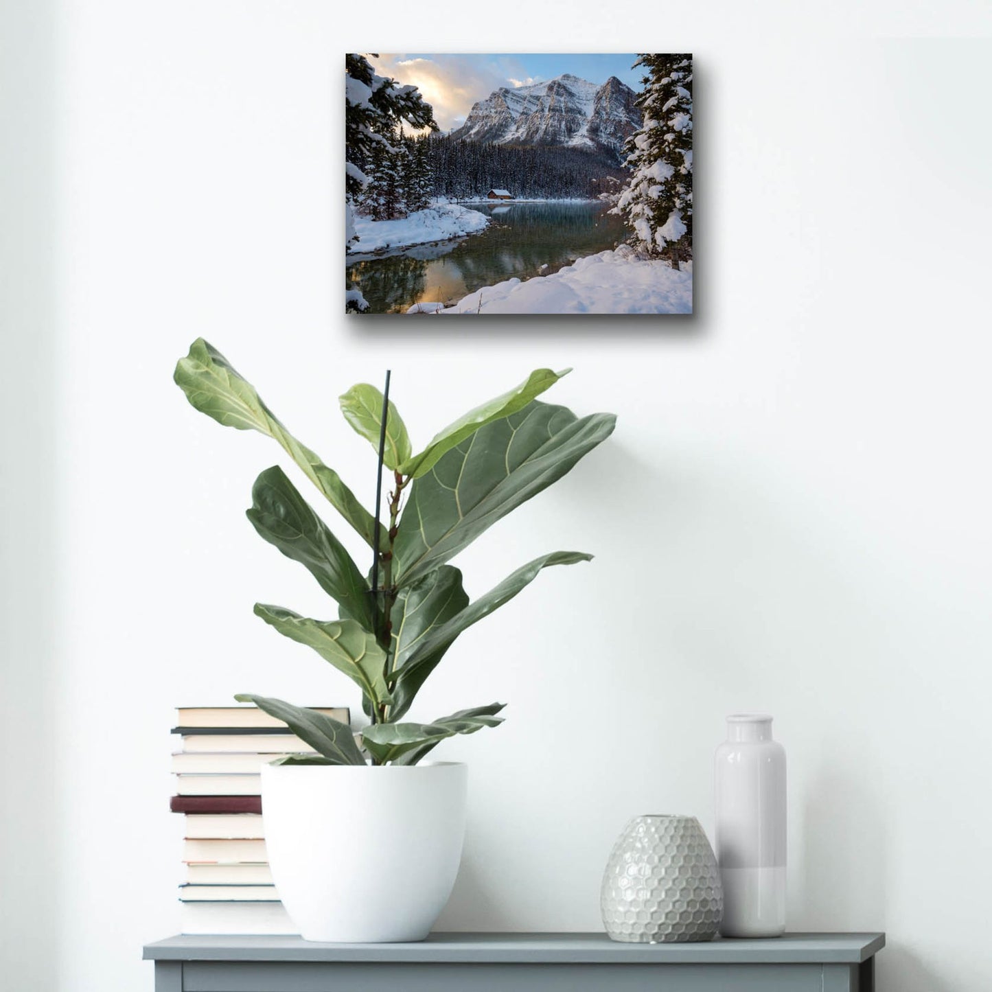 Epic Art 'Lake Louise 4' by Joe Reimer Photography, Acrylic Glass Wall Art,16x12