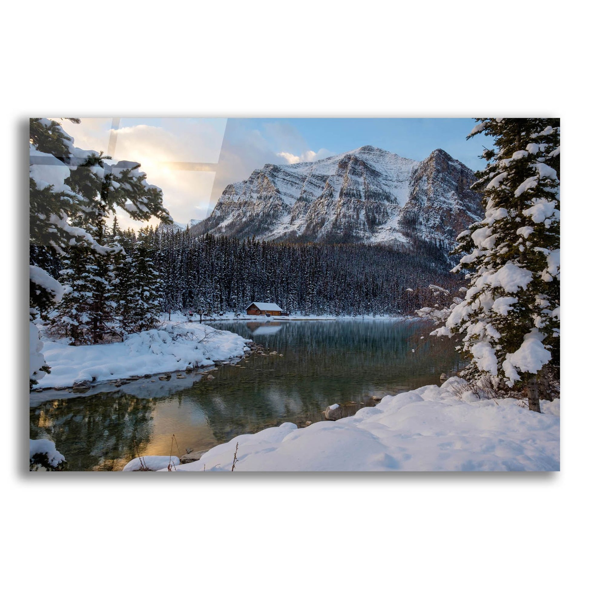 Epic Art 'Lake Louise 4' by Joe Reimer Photography, Acrylic Glass Wall Art,16x12