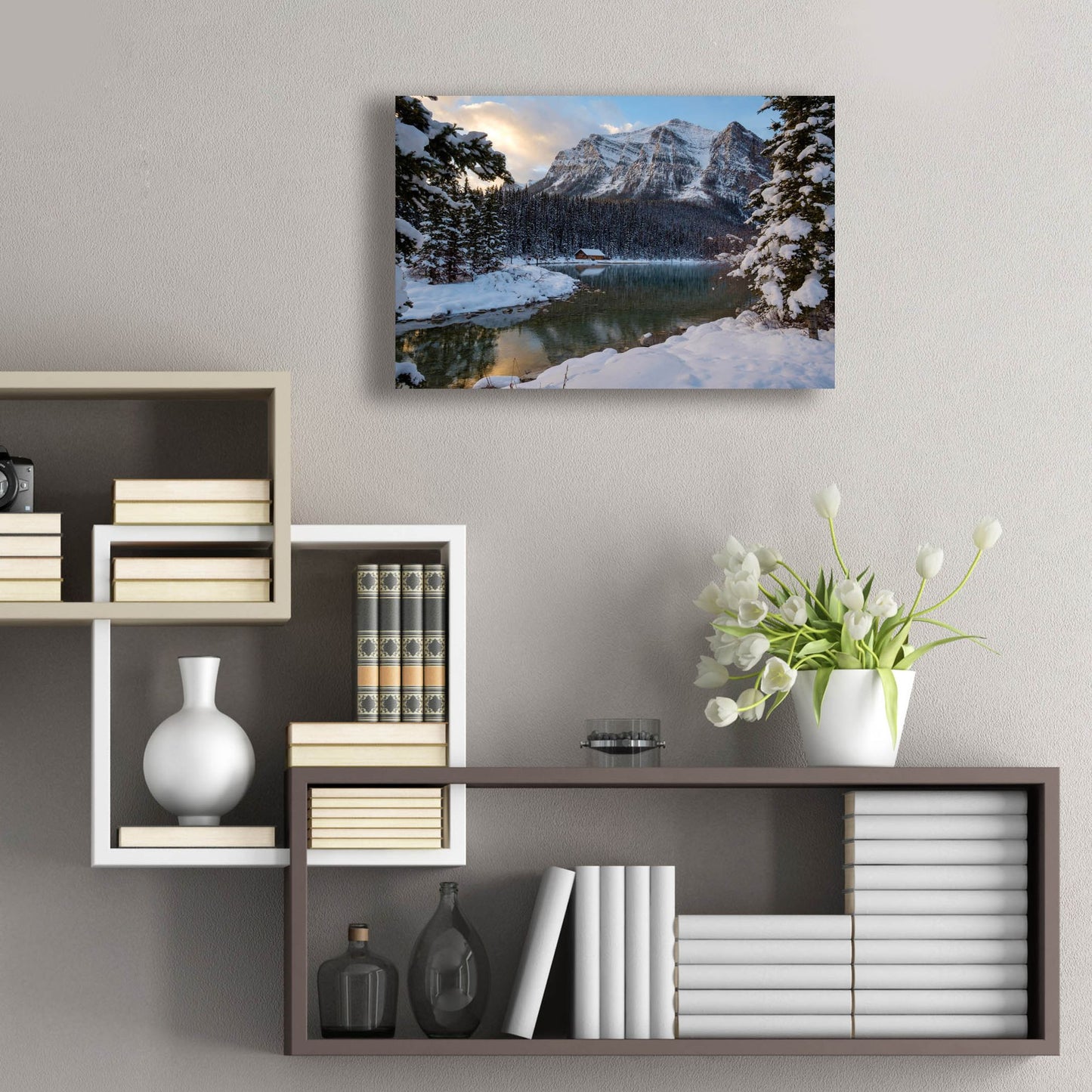 Epic Art 'Lake Louise 4' by Joe Reimer Photography, Acrylic Glass Wall Art,24x16