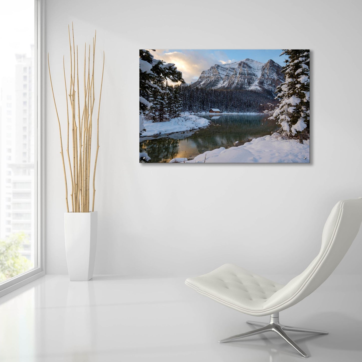 Epic Art 'Lake Louise 4' by Joe Reimer Photography, Acrylic Glass Wall Art,36x24