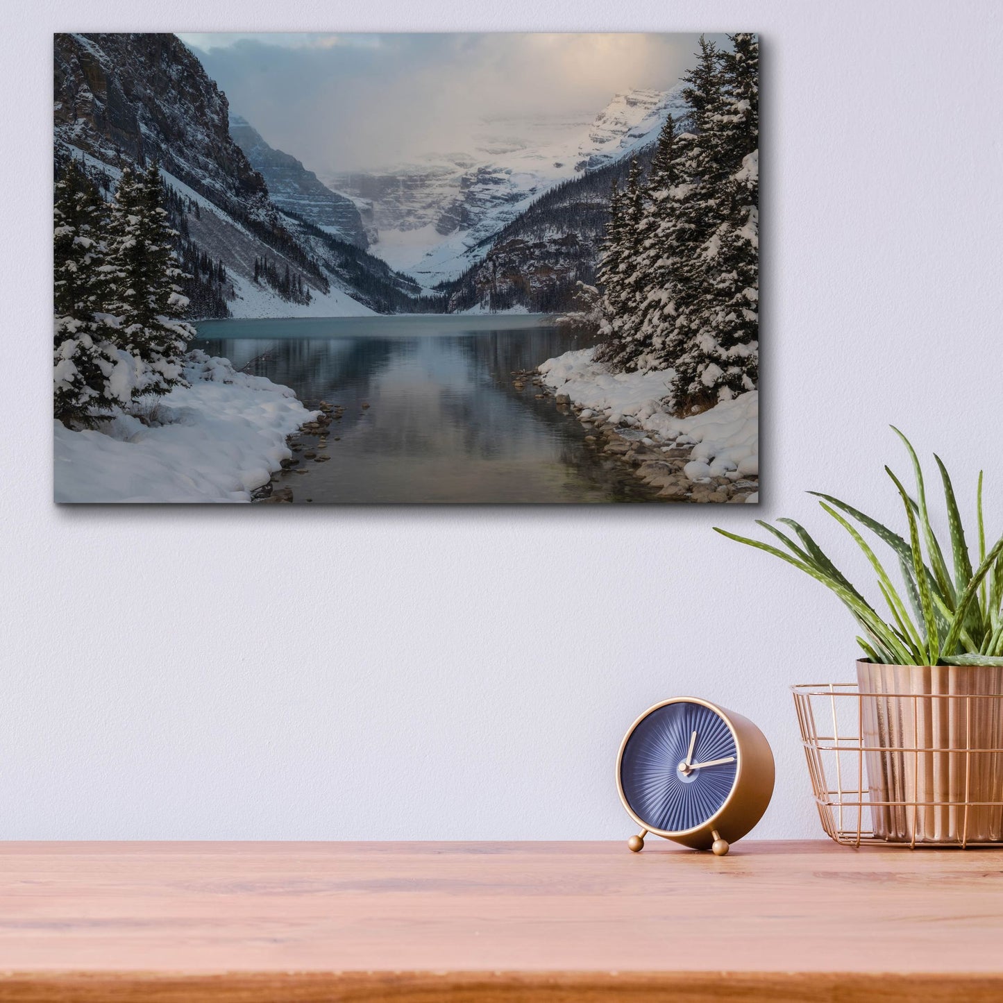 Epic Art 'Lake Louise 5' by Joe Reimer Photography, Acrylic Glass Wall Art,16x12