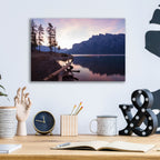 Epic Art 'Lake Minnewanka 1' by Joe Reimer Photography, Acrylic Glass Wall Art,16x12