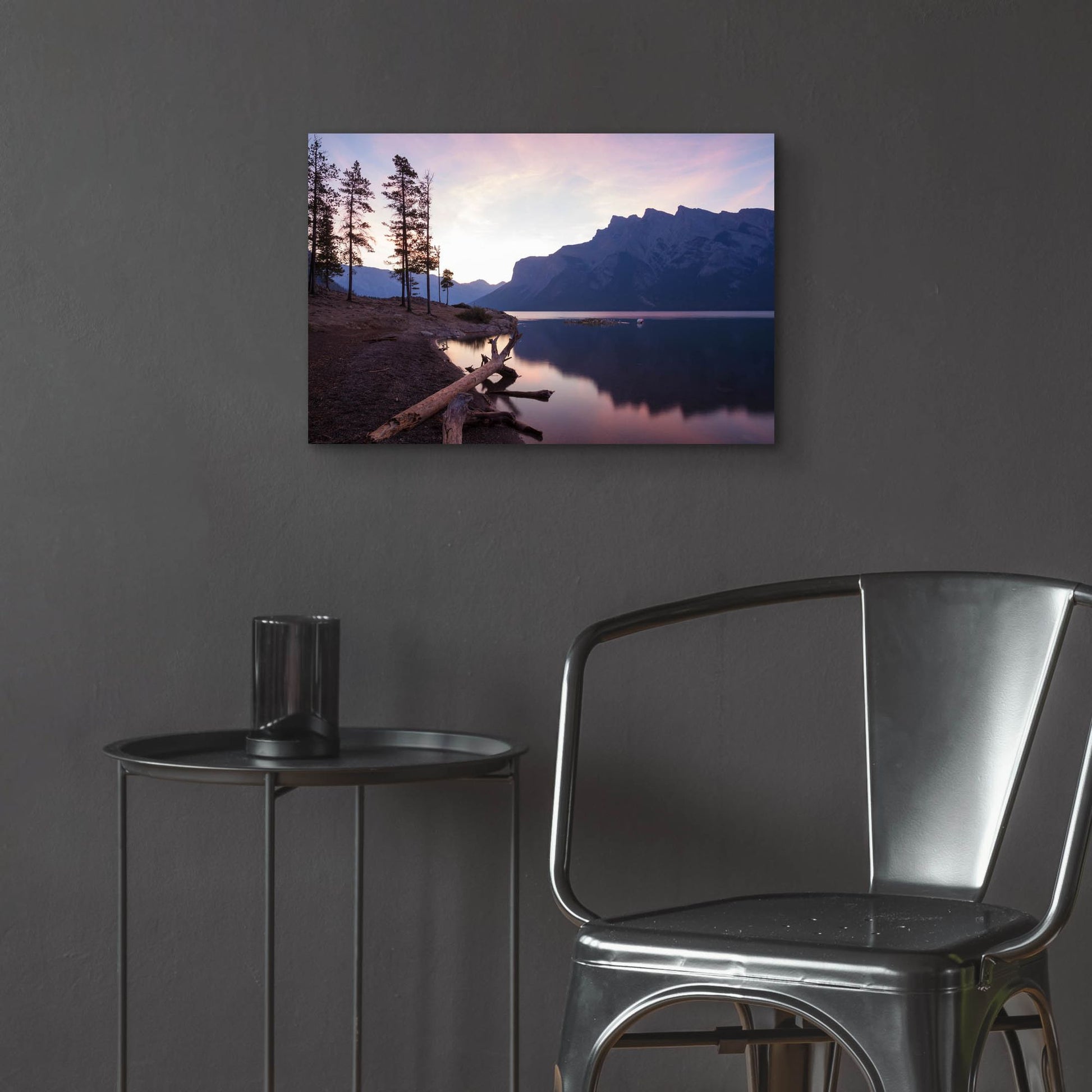 Epic Art 'Lake Minnewanka 1' by Joe Reimer Photography, Acrylic Glass Wall Art,24x16