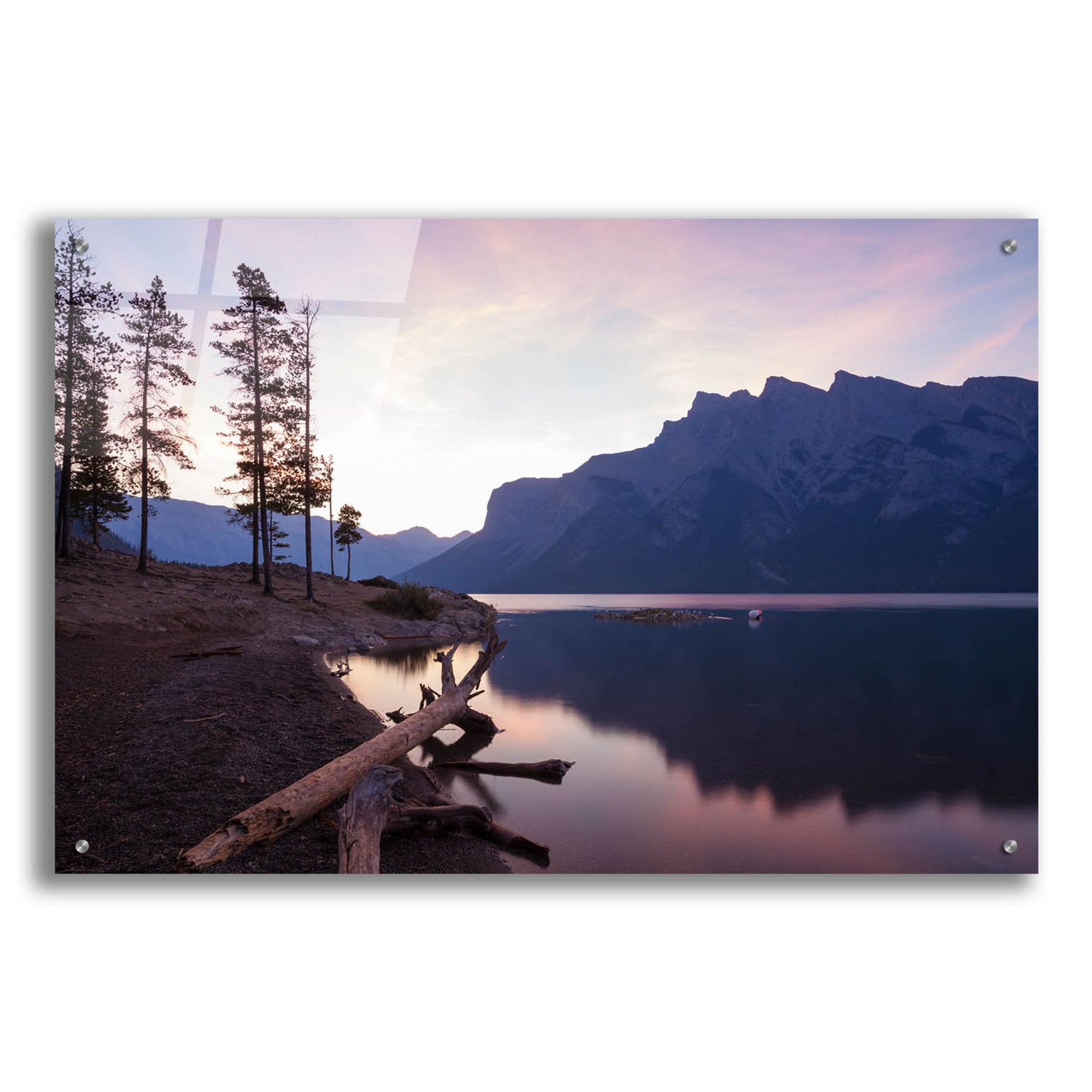 Epic Art 'Lake Minnewanka 1' by Joe Reimer Photography, Acrylic Glass Wall Art,36x24