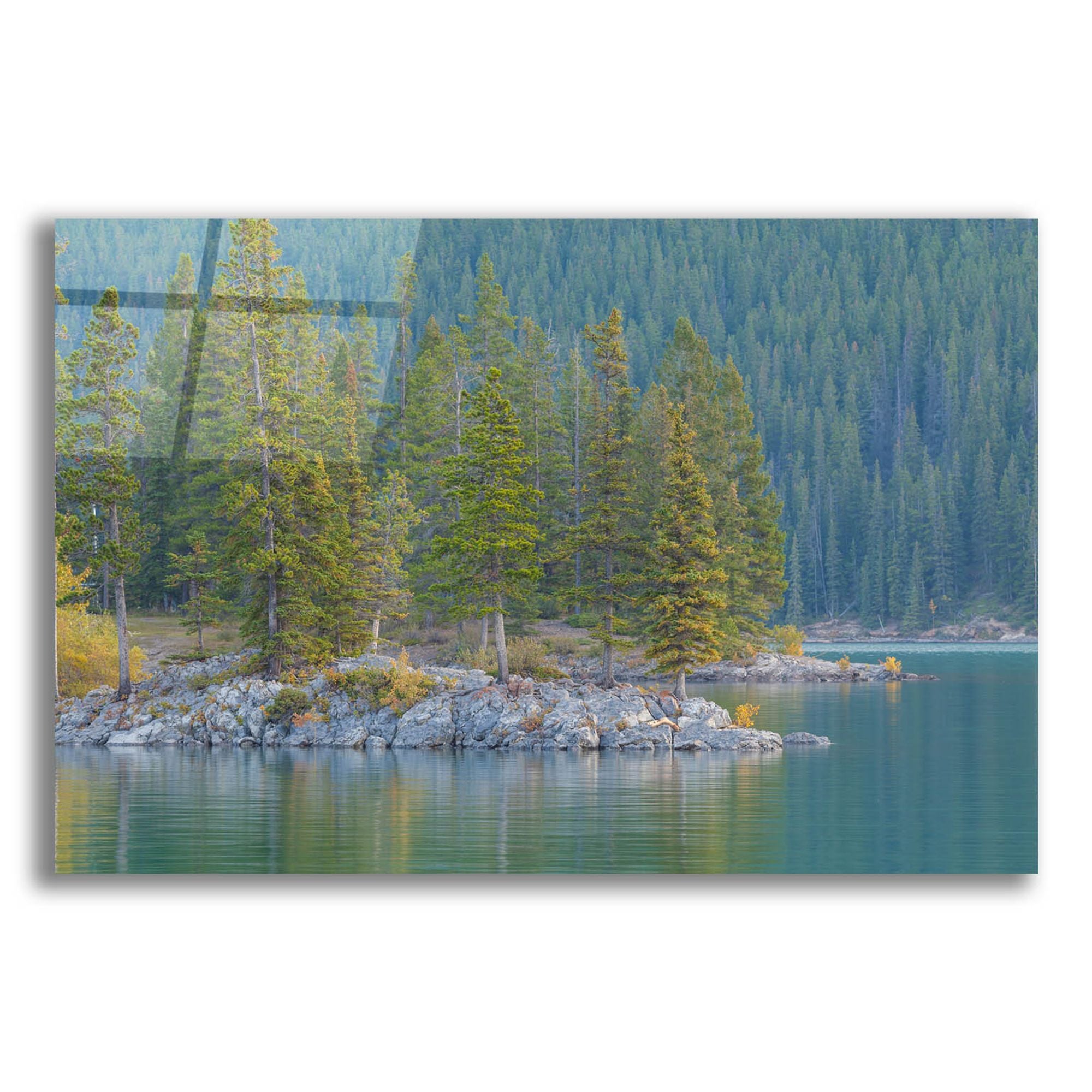 Epic Art 'Lake Minnewanka 2' by Joe Reimer Photography, Acrylic Glass ...