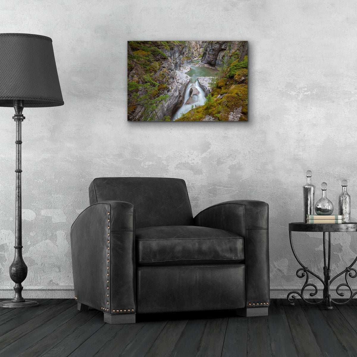 Epic Art 'Maligne Canyon 1' by Joe Reimer Photography, Acrylic Glass Wall Art,24x16