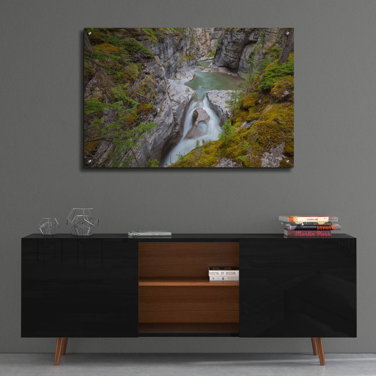 Epic Art 'Maligne Canyon 1' by Joe Reimer Photography, Acrylic Glass Wall Art,36x24