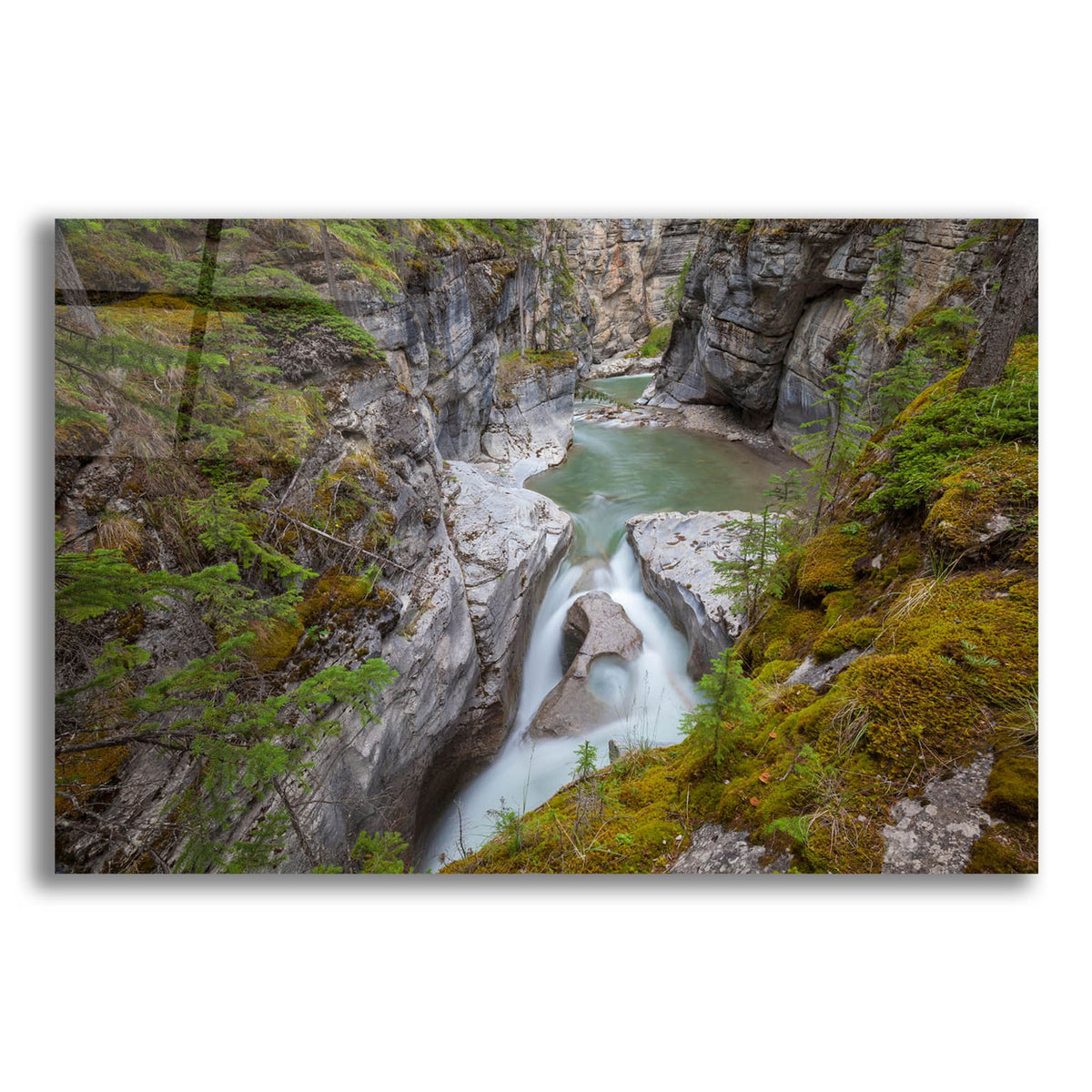 Epic Art 'Maligne Canyon 1' by Joe Reimer Photography, Acrylic Glass Wall Art