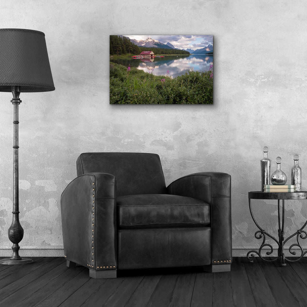 Epic Art 'Maligne Lake 1' by Joe Reimer Photography, Acrylic Glass Wall Art,24x16