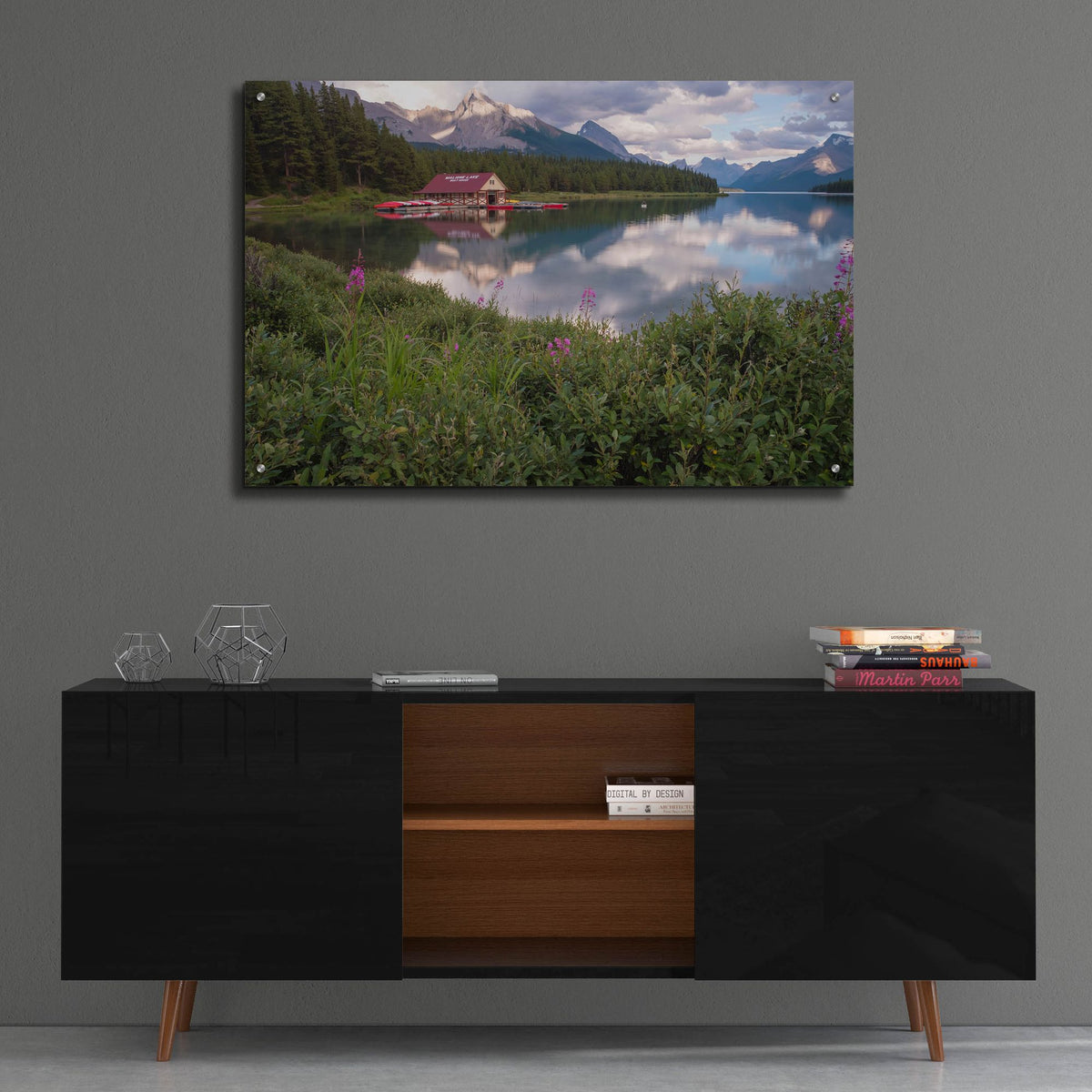 Epic Art 'Maligne Lake 1' by Joe Reimer Photography, Acrylic Glass Wall Art,36x24