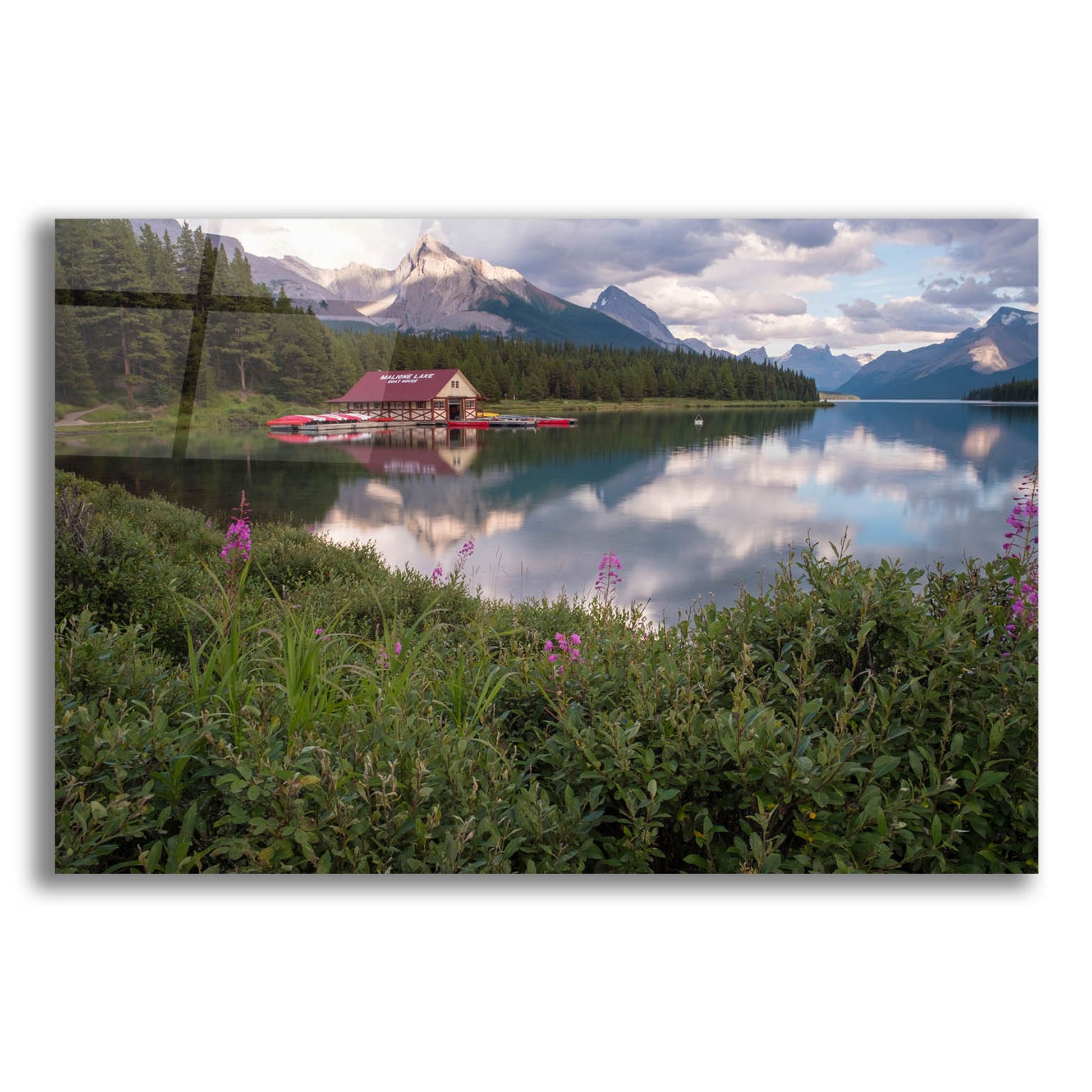 Epic Art 'Maligne Lake 1' by Joe Reimer Photography, Acrylic Glass Wall Art