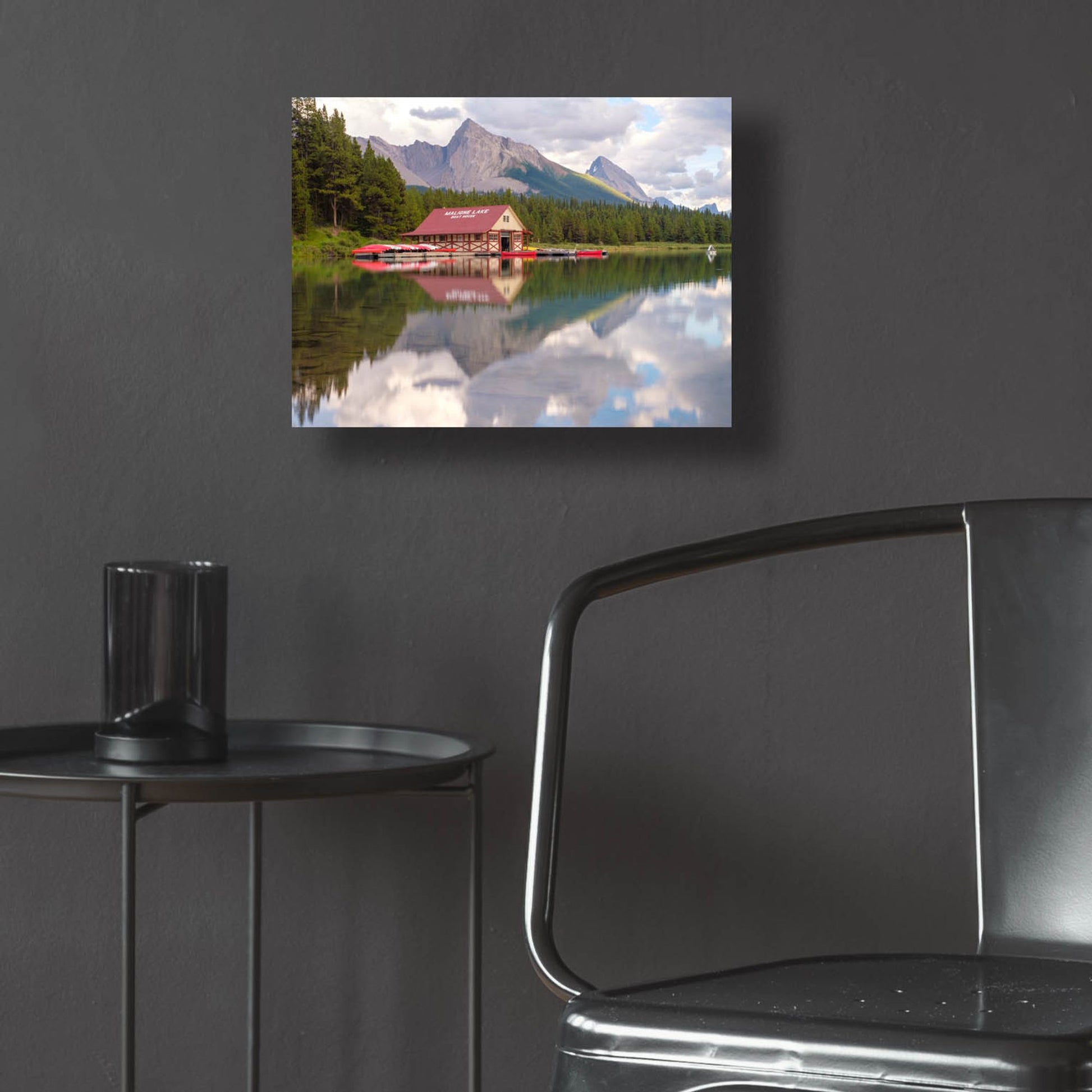 Epic Art 'Maligne Lake 2' by Joe Reimer Photography, Acrylic Glass Wall Art,16x12