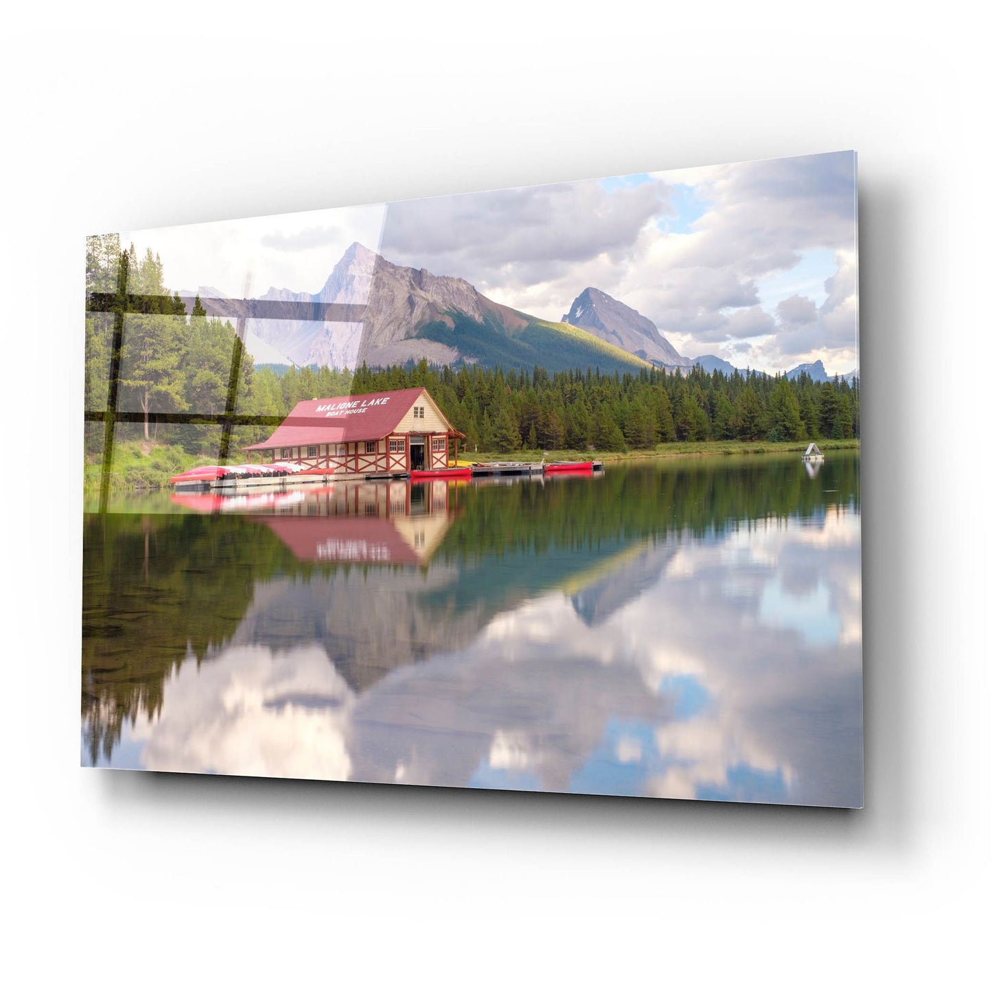 Epic Art 'Maligne Lake 2' by Joe Reimer Photography, Acrylic Glass Wall Art,24x16