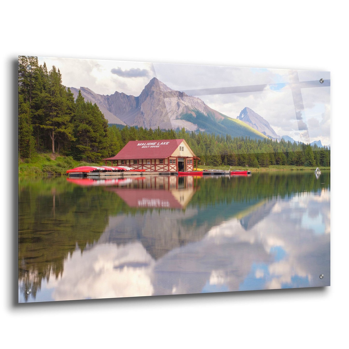 Epic Art 'Maligne Lake 2' by Joe Reimer Photography, Acrylic Glass Wall Art,36x24