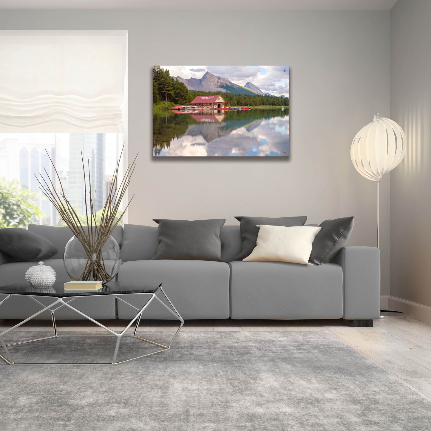 Epic Art 'Maligne Lake 2' by Joe Reimer Photography, Acrylic Glass Wall Art,36x24