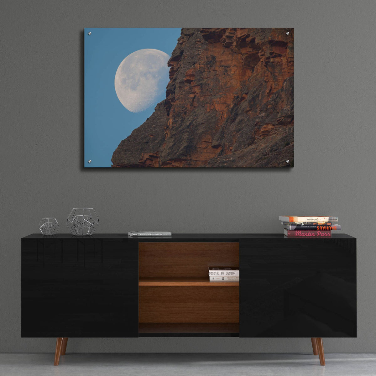 Epic Art 'Moon Mountain 1' by Joe Reimer Photography, Acrylic Glass Wall Art,36x24