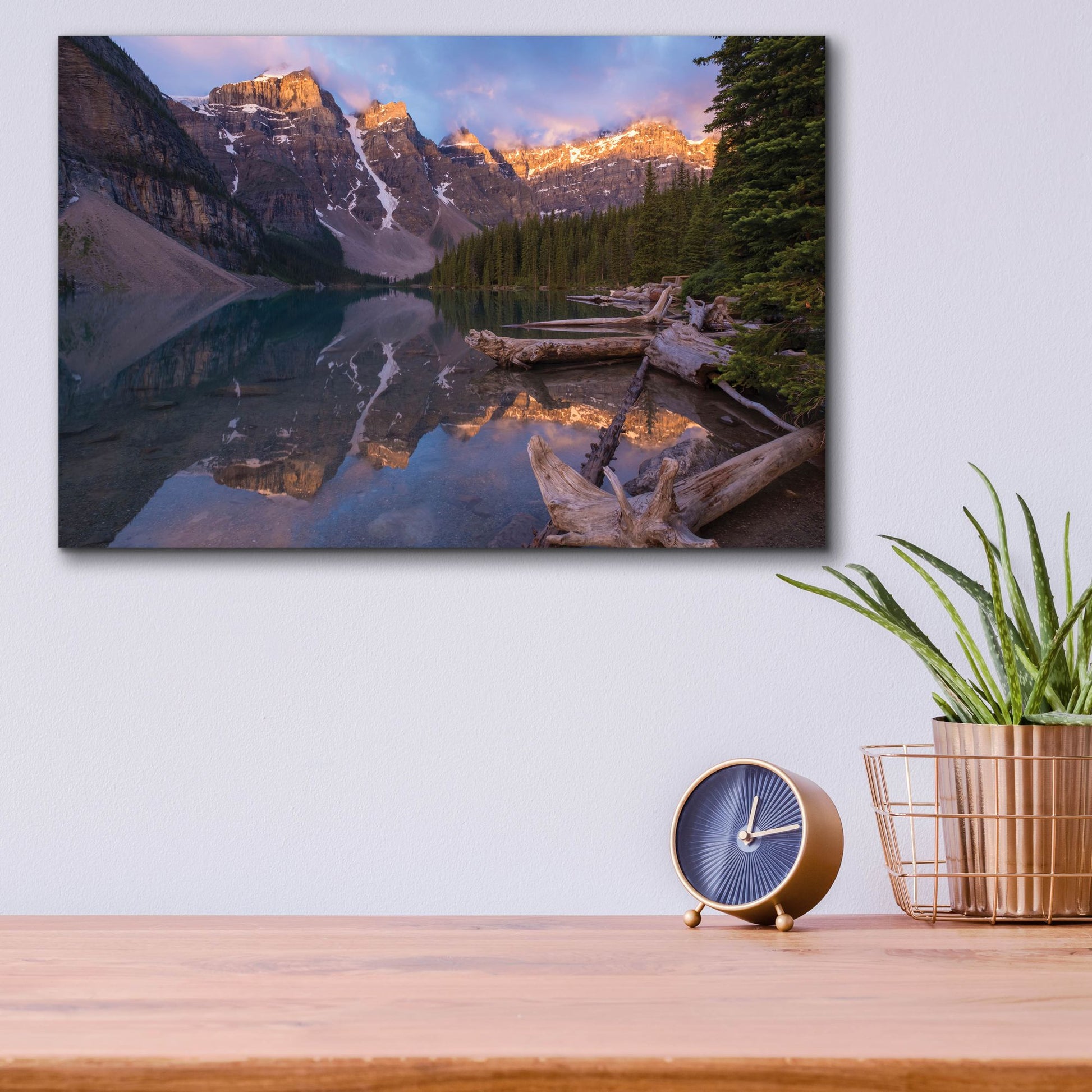 Epic Art 'Moraine Lake 1' by Joe Reimer Photography, Acrylic Glass Wall Art,16x12