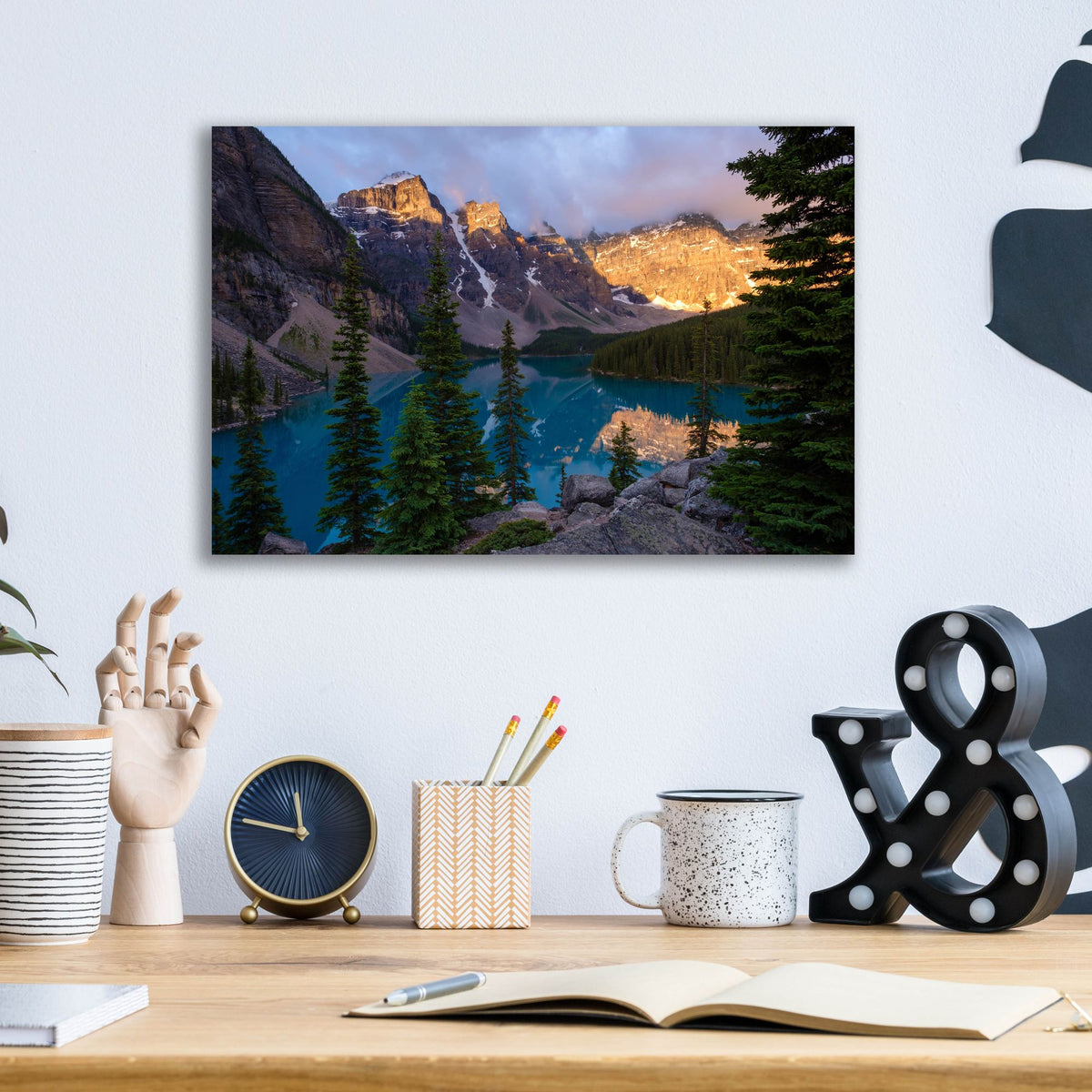 Epic Art 'Moraine Lake 2' by Joe Reimer Photography, Acrylic Glass Wall Art,16x12