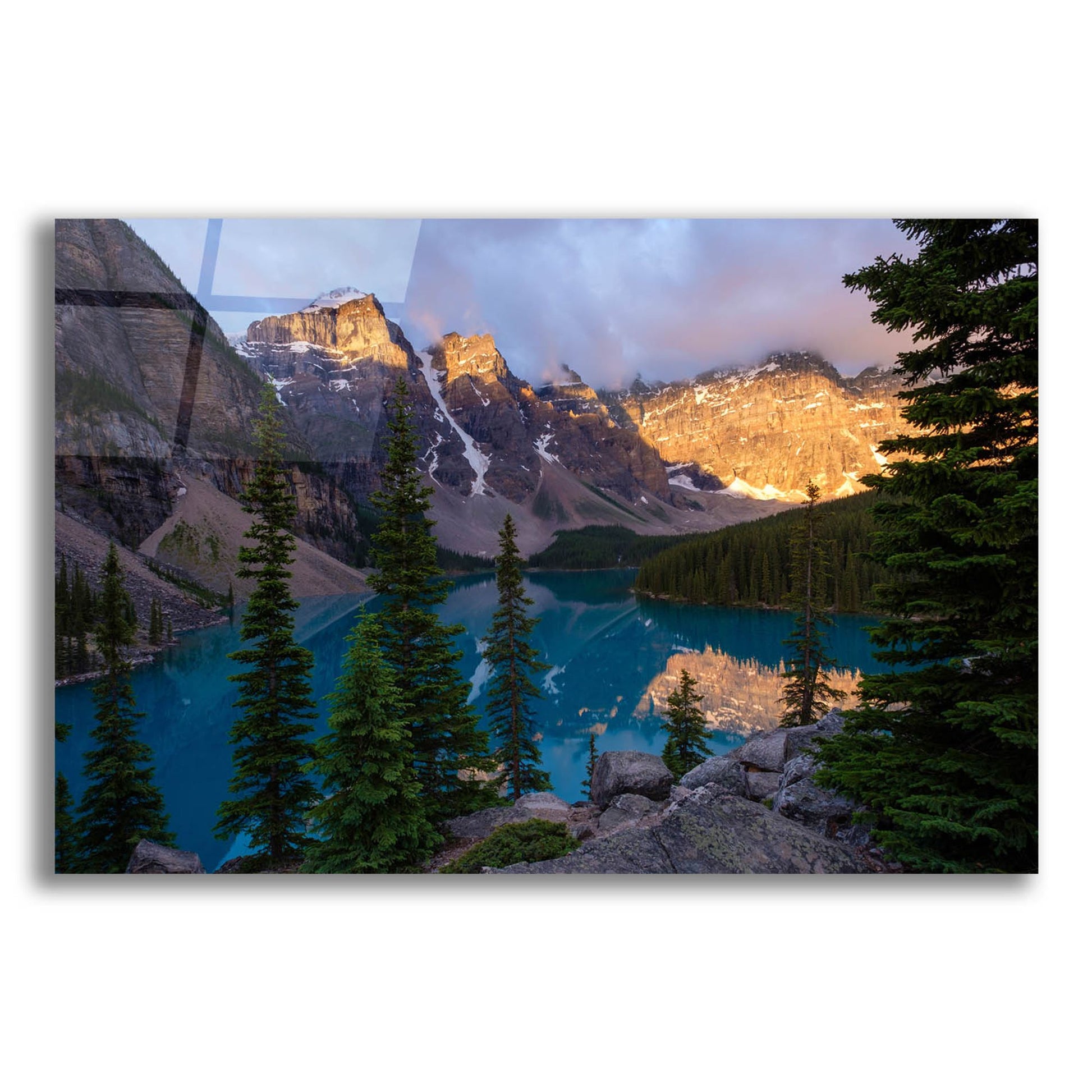 Epic Art 'Moraine Lake 2' by Joe Reimer Photography, Acrylic Glass Wall Art,16x12