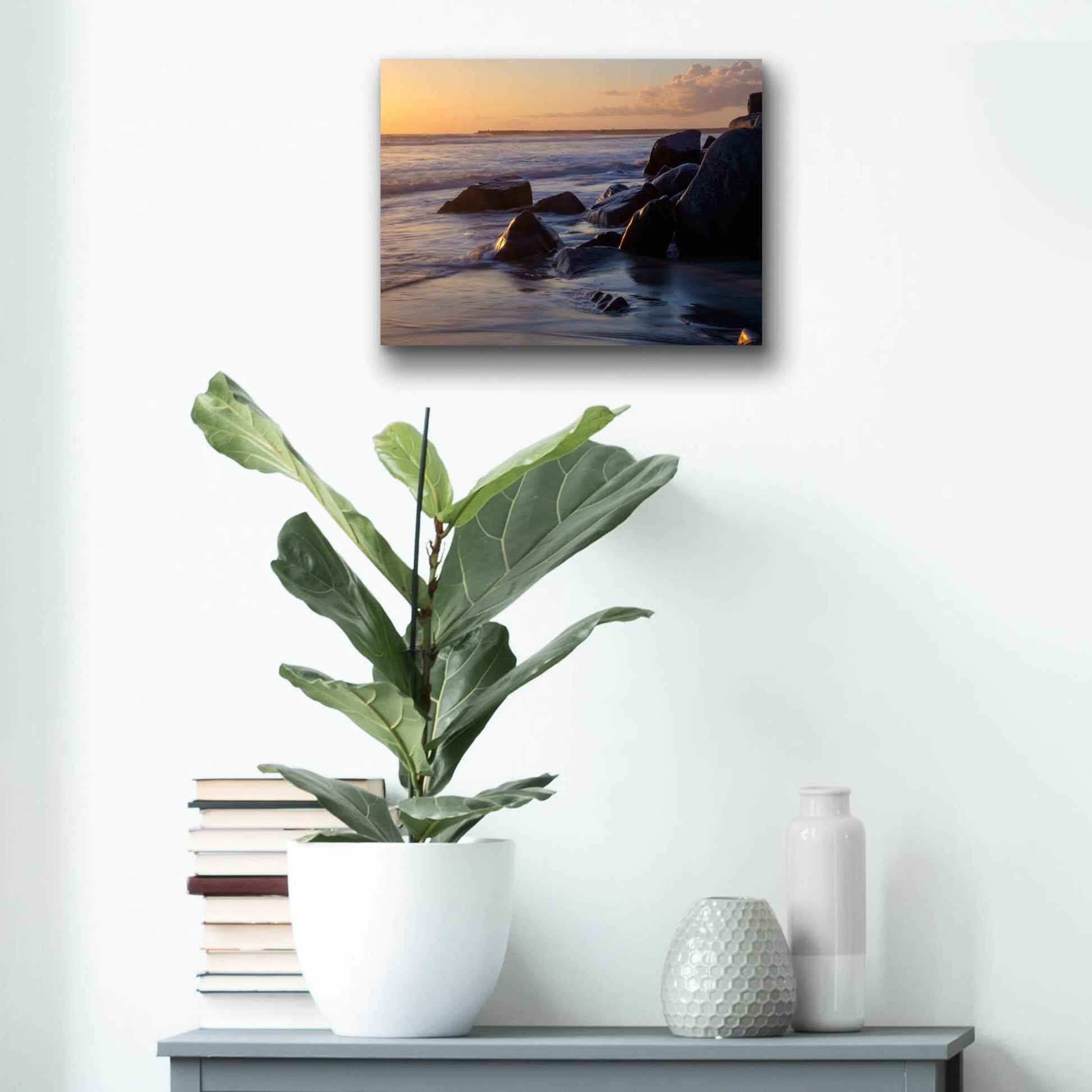 Epic Art 'Oceanside 1' by Joe Reimer Photography, Acrylic Glass Wall Art,16x12