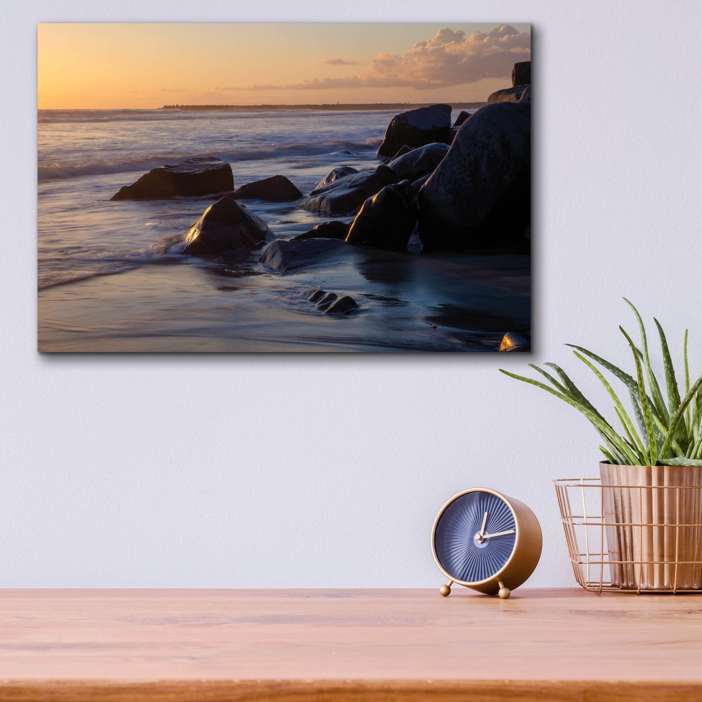 Epic Art 'Oceanside 1' by Joe Reimer Photography, Acrylic Glass Wall Art,16x12