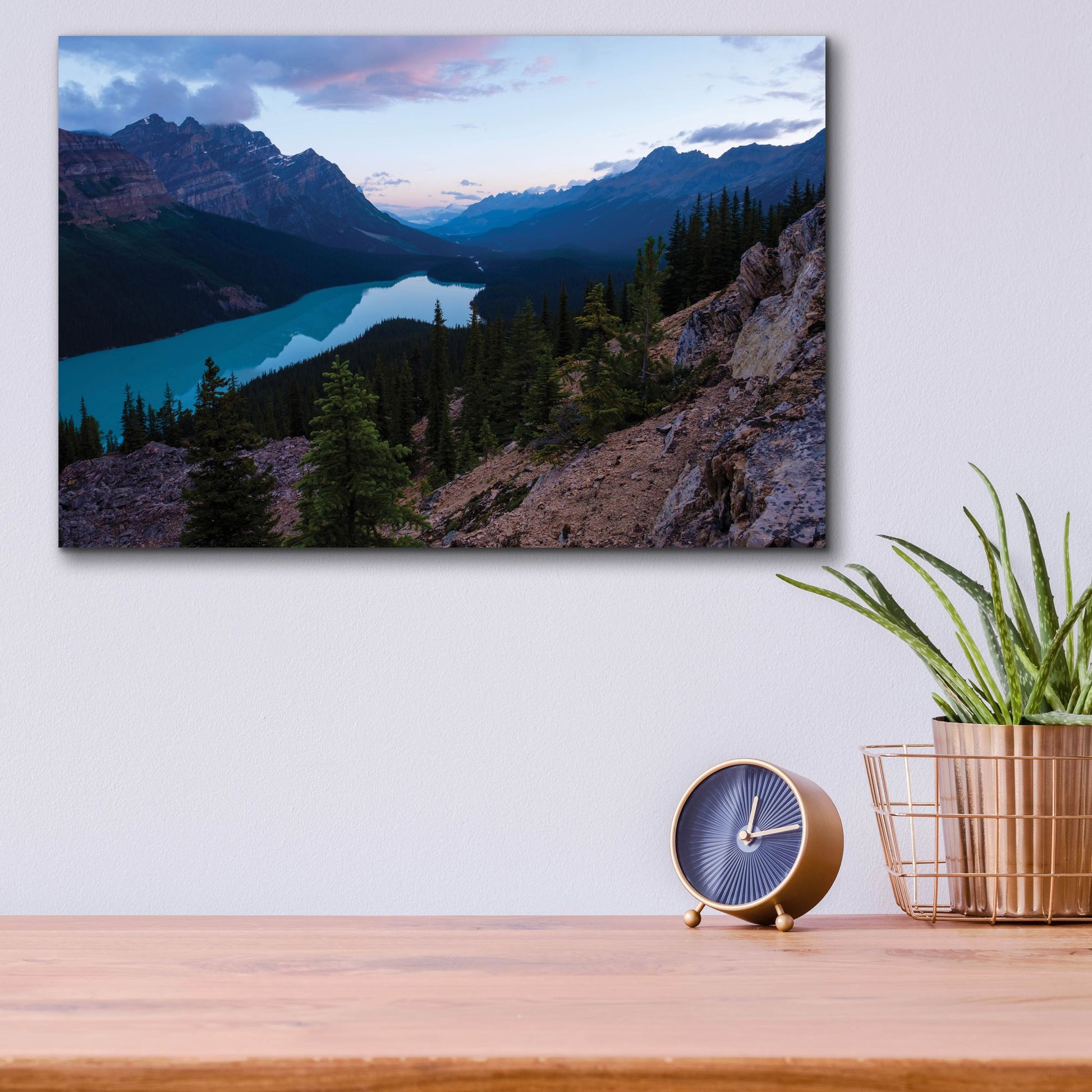 Epic Art 'Peyto Lake 1' by Joe Reimer Photography, Acrylic Glass Wall Art,16x12